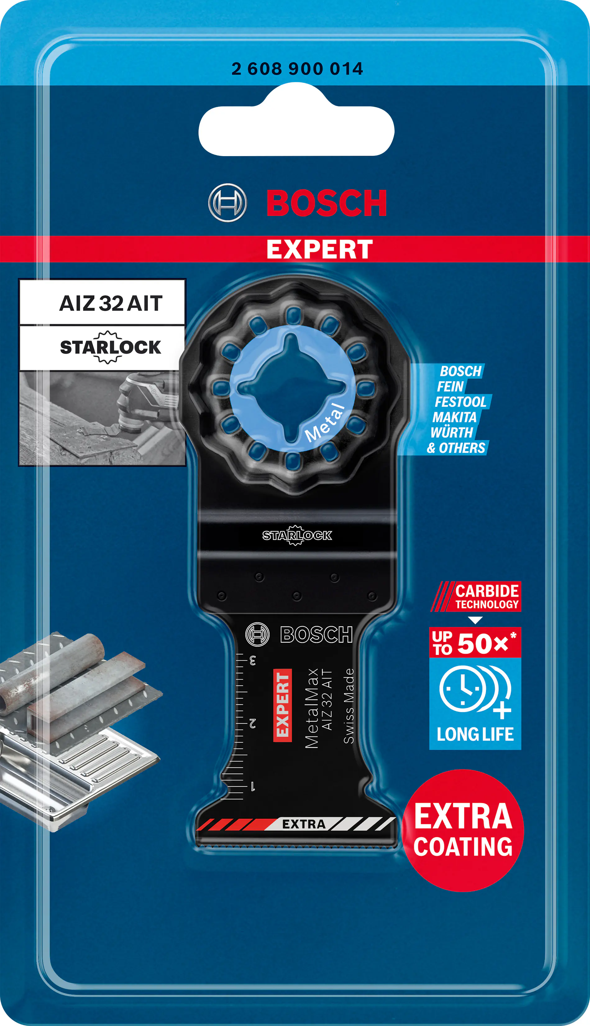 Bosch EXPERT MetalMax AIZ 32 AIT Blatt für Multifunktionswerkzeuge 40 x 32 mm