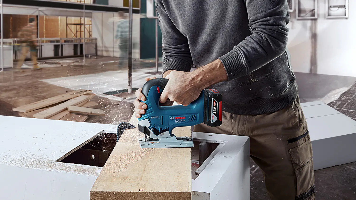 Bosch Professional Akku-Stichsäge GST 18V-125 B Solo