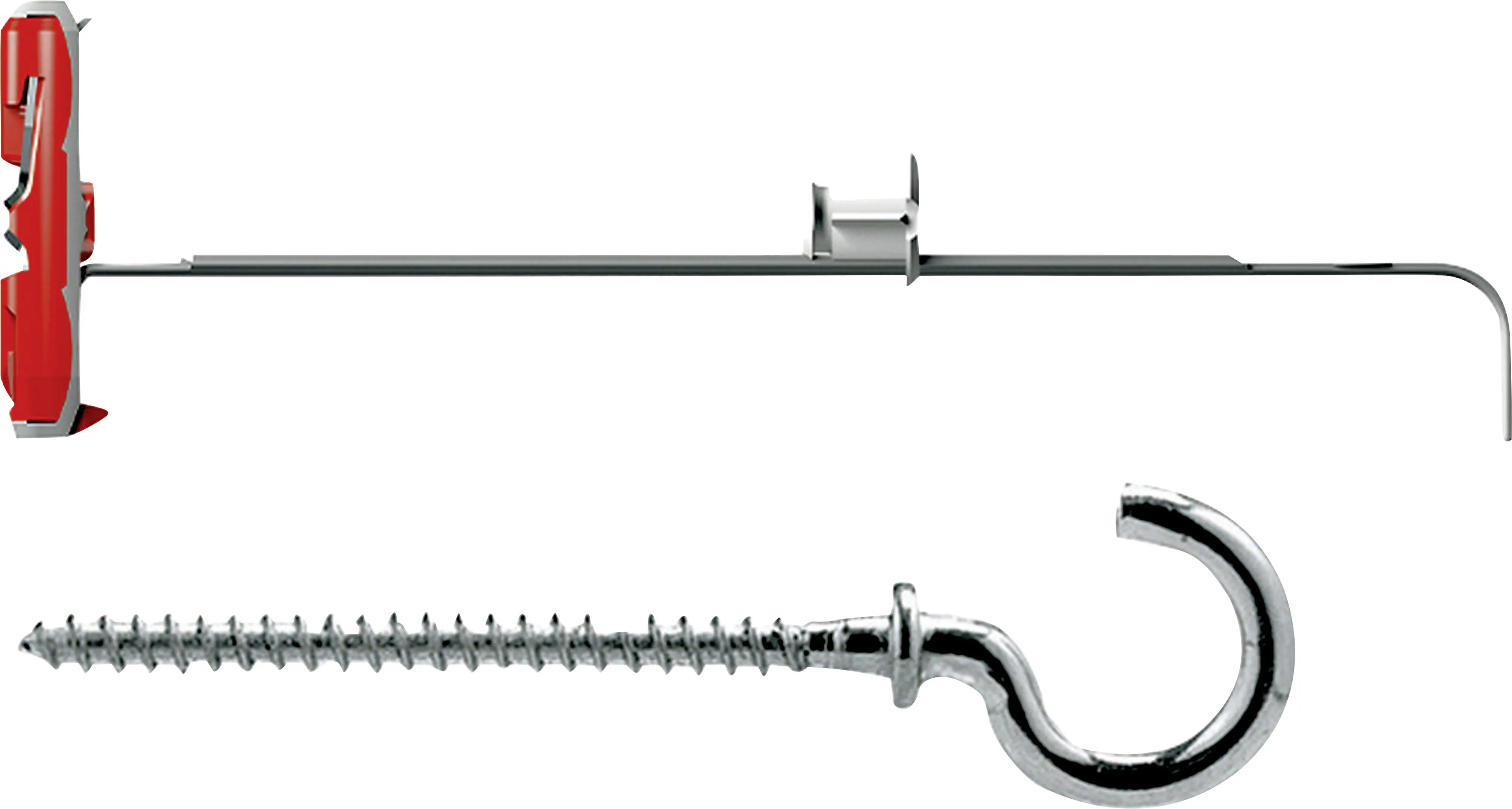 Fischer Kippdübel DuoTec 10 RH 10 x 50 mm mit Rundhaken - 2 Stück