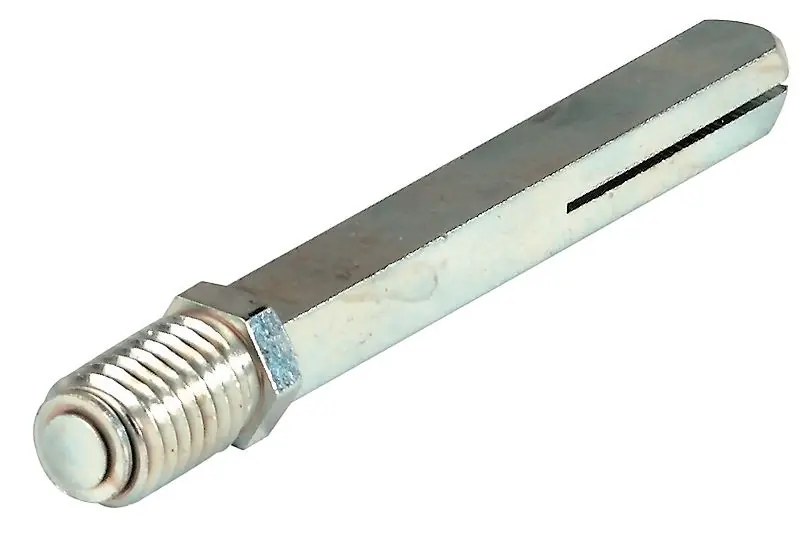 Alpertec Wechselstift für Türgarnituren Edelstahl verzinkt Ø 0,8 x 9 cm mit Gewinderolle