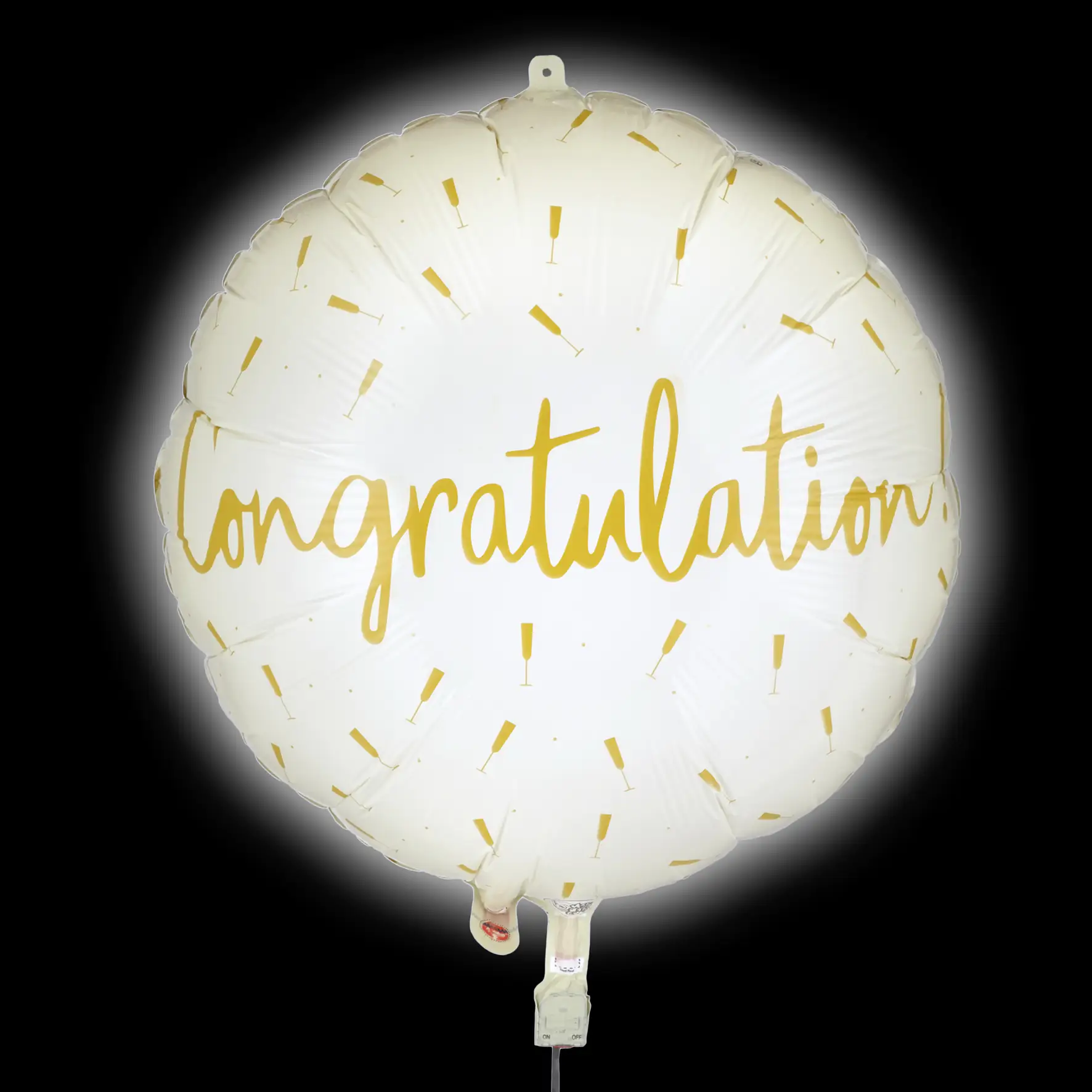 TIB Heyne Folienballon LED-Gigaloon Congratulation