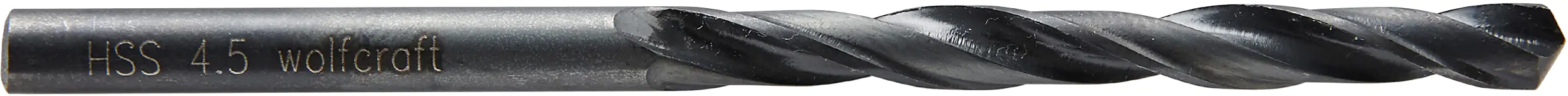Wolfcraft Metallbohrer HSS rollgewalzt 7502010 Ø 4,5 mm Rundschaft