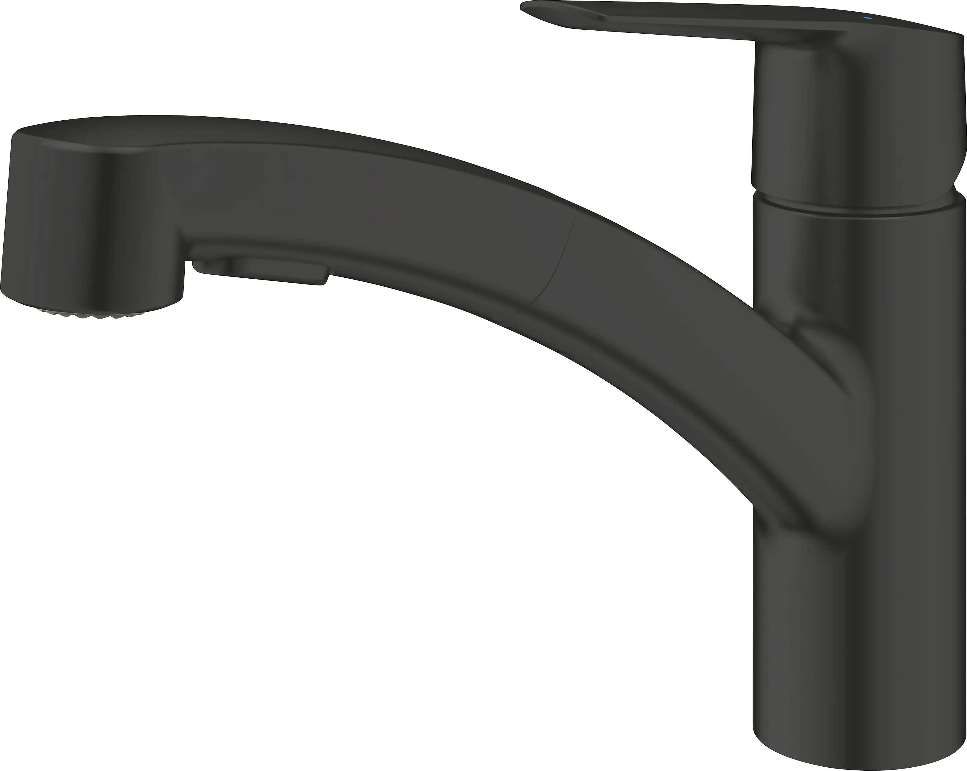 Grohe Quickfix Küchenarmatur START schwarz matt mit Handbrause