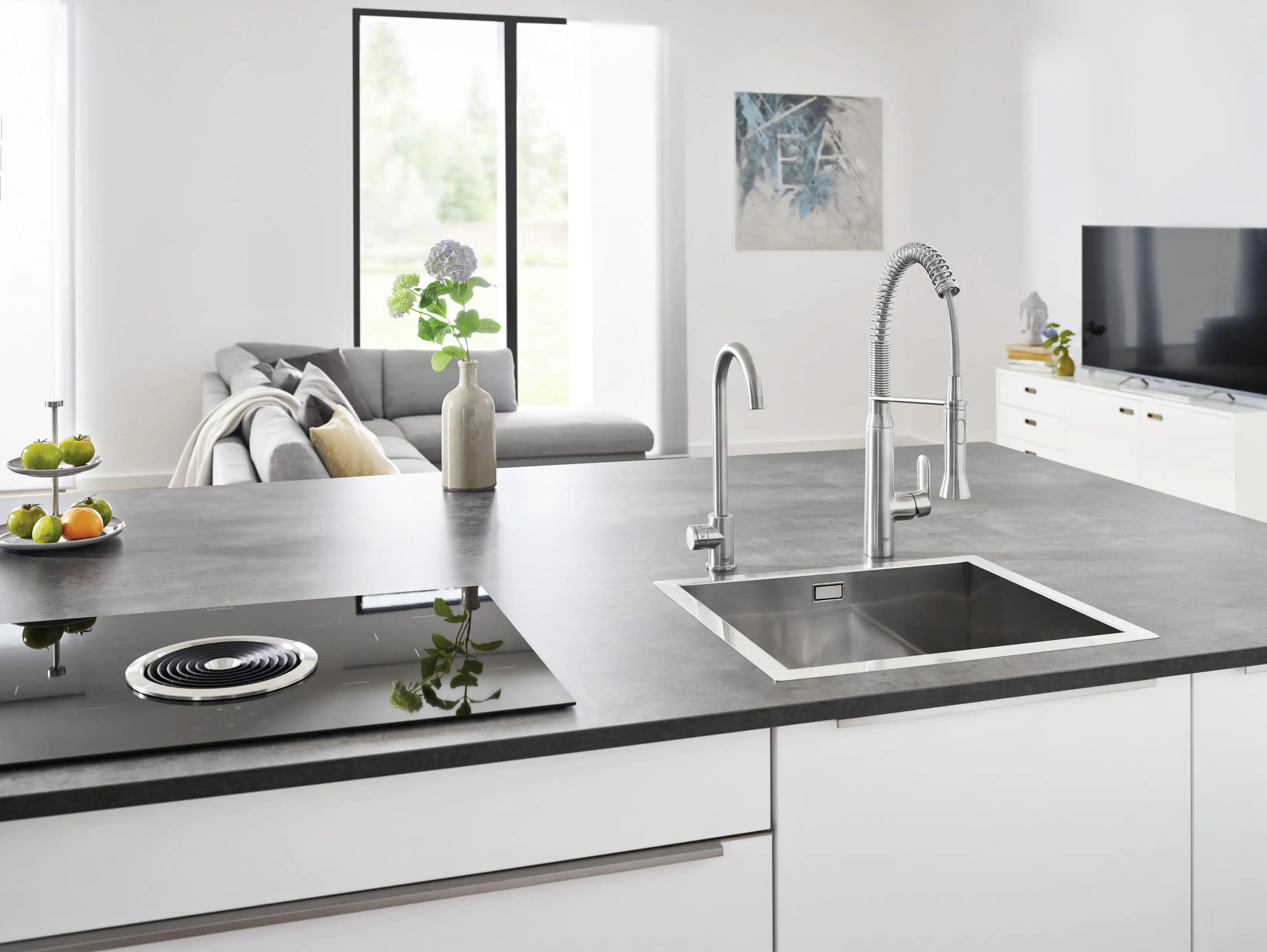 Grohe Blue Home Mono Starter Kit supersteel