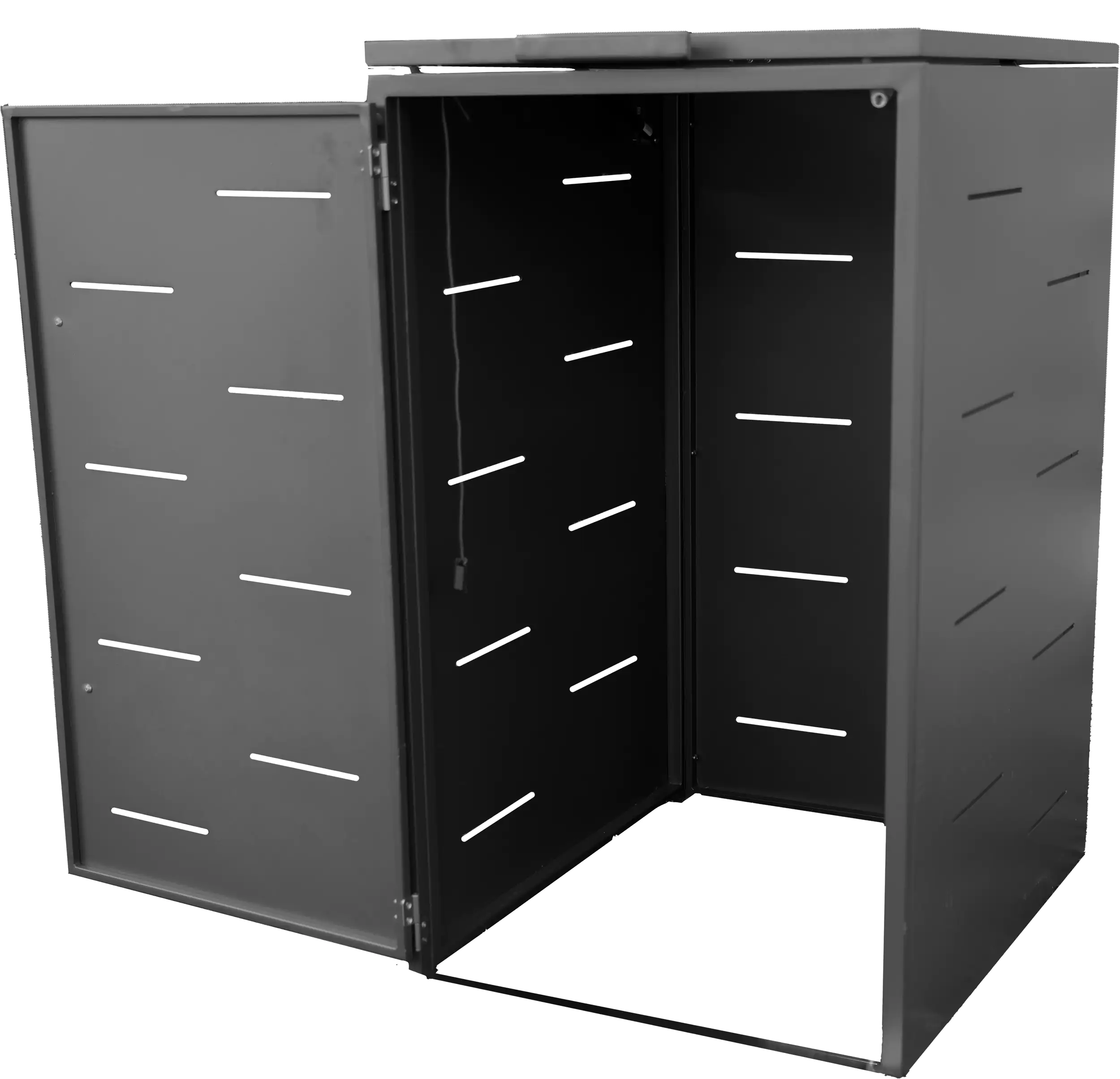 Trendline Mülltonnenbox 67 x 81,5 x 116 cm, Metall