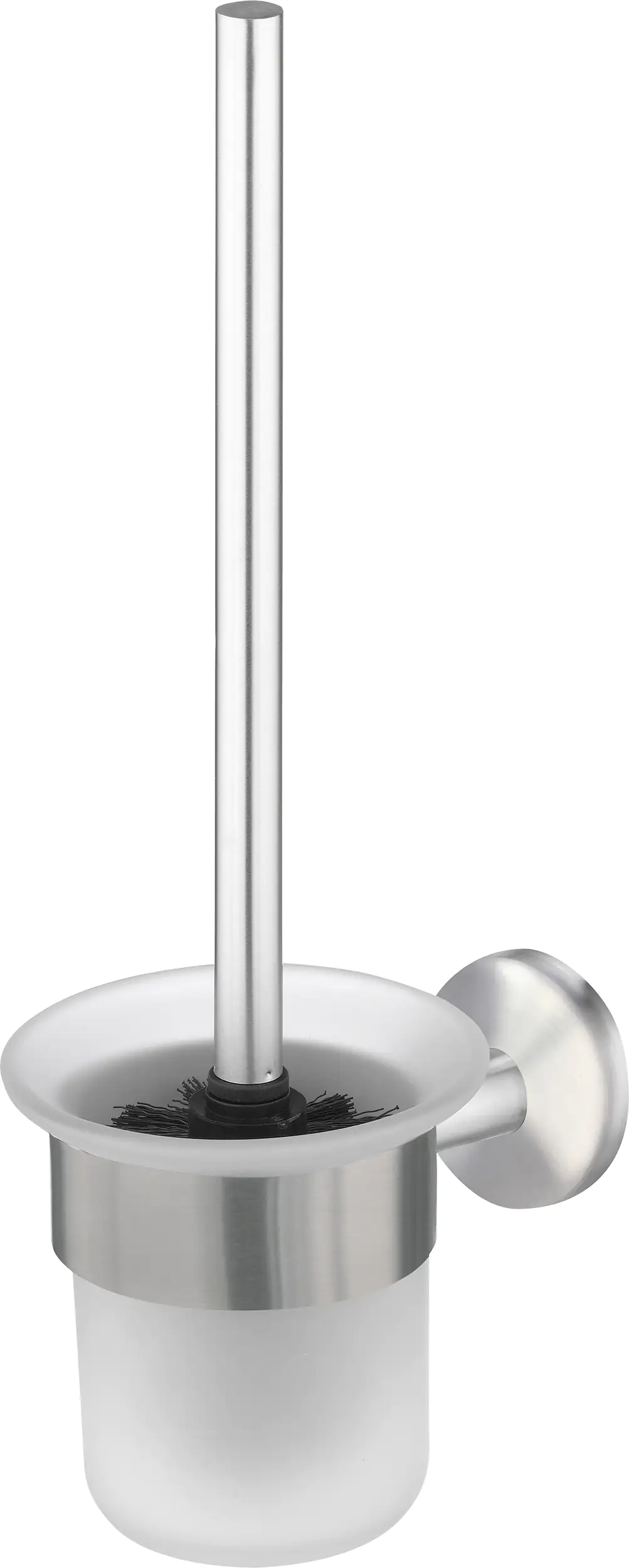 Trendline Toilettenbürstenhalter Edelstahl gebürstet Simple Round