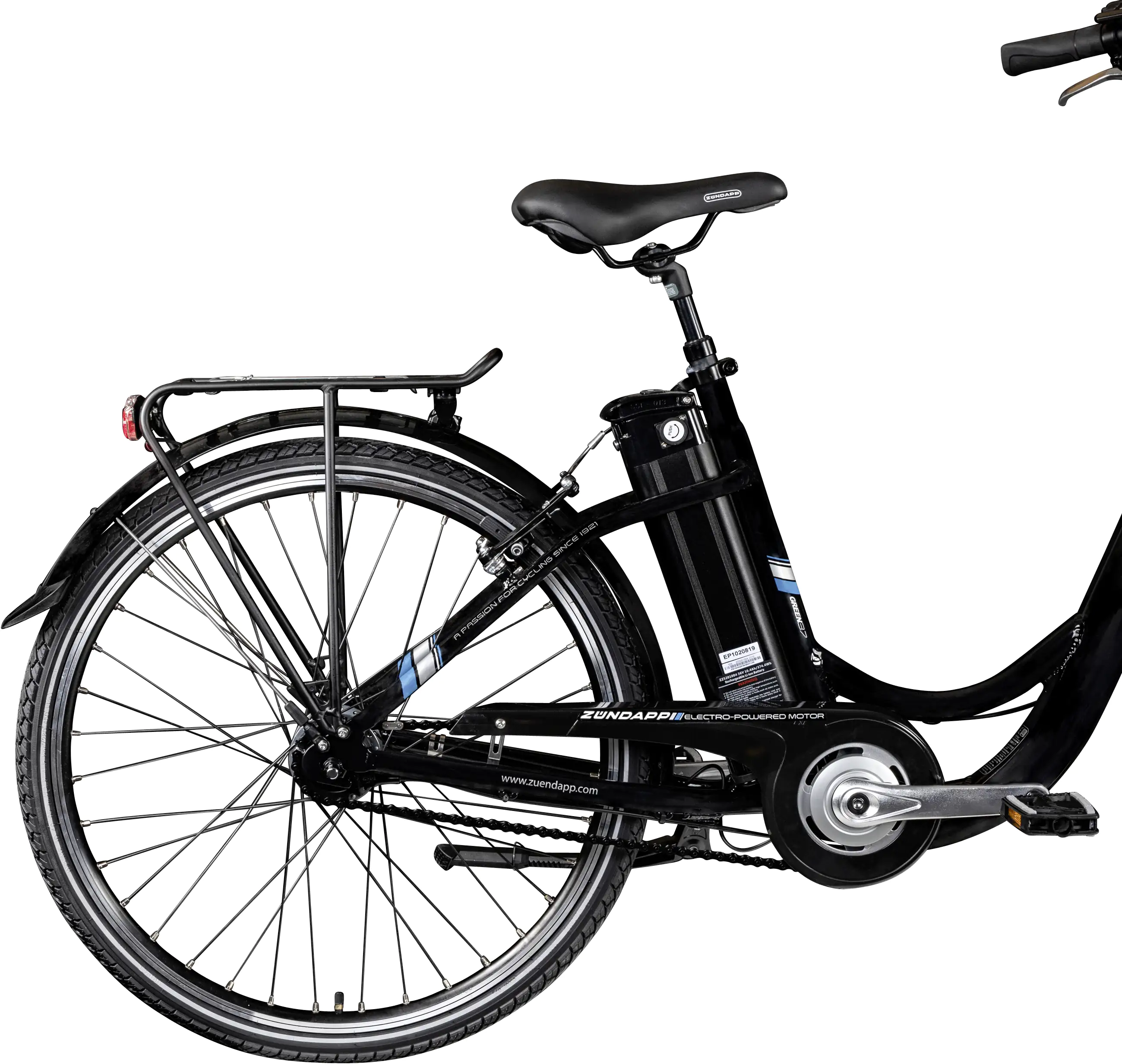 Zündapp E-Bike City Green 3.7 26 Zoll 7-Gang 536 Wh schwarz blau