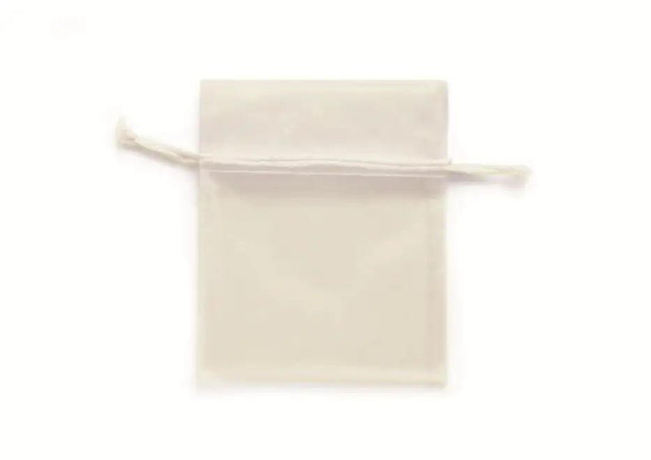 Glorex Organzasäckchen creme, 8 x 10 cm, 6 Stück
