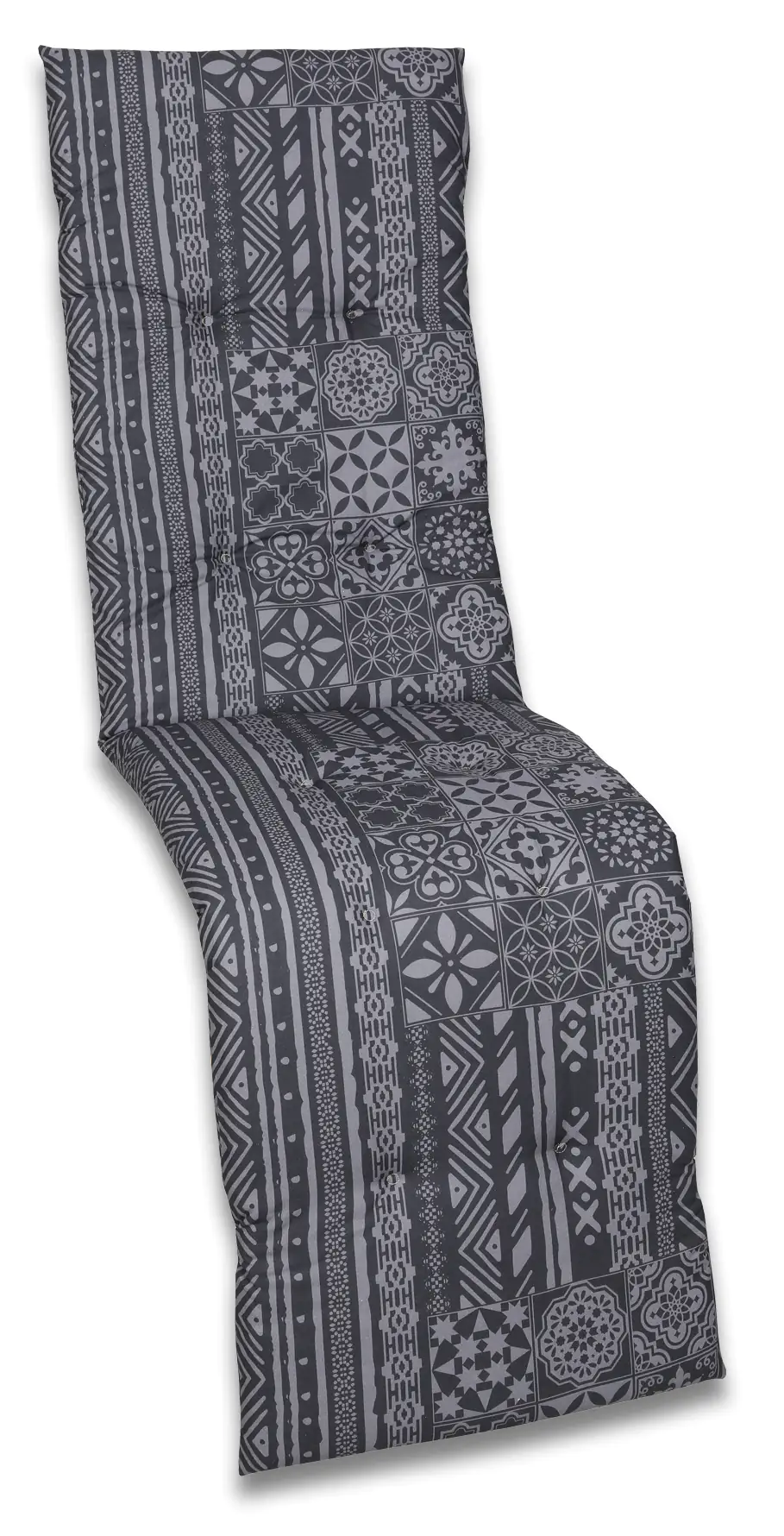 GO-DE Liegen-Auflage 188 cm x 58 cm x 5 cm, grau, anthrazit