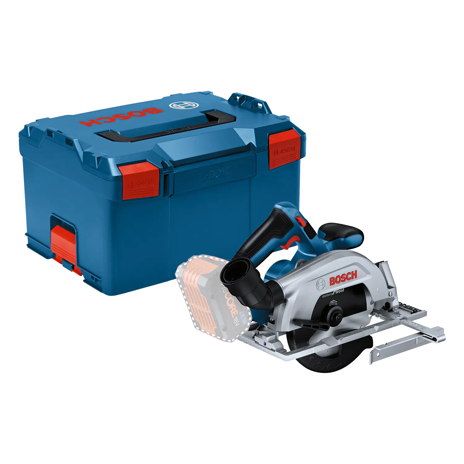 Bosch Professional Akku-Kreissäge GKS 18V-57-2 Solo in L-BOXX