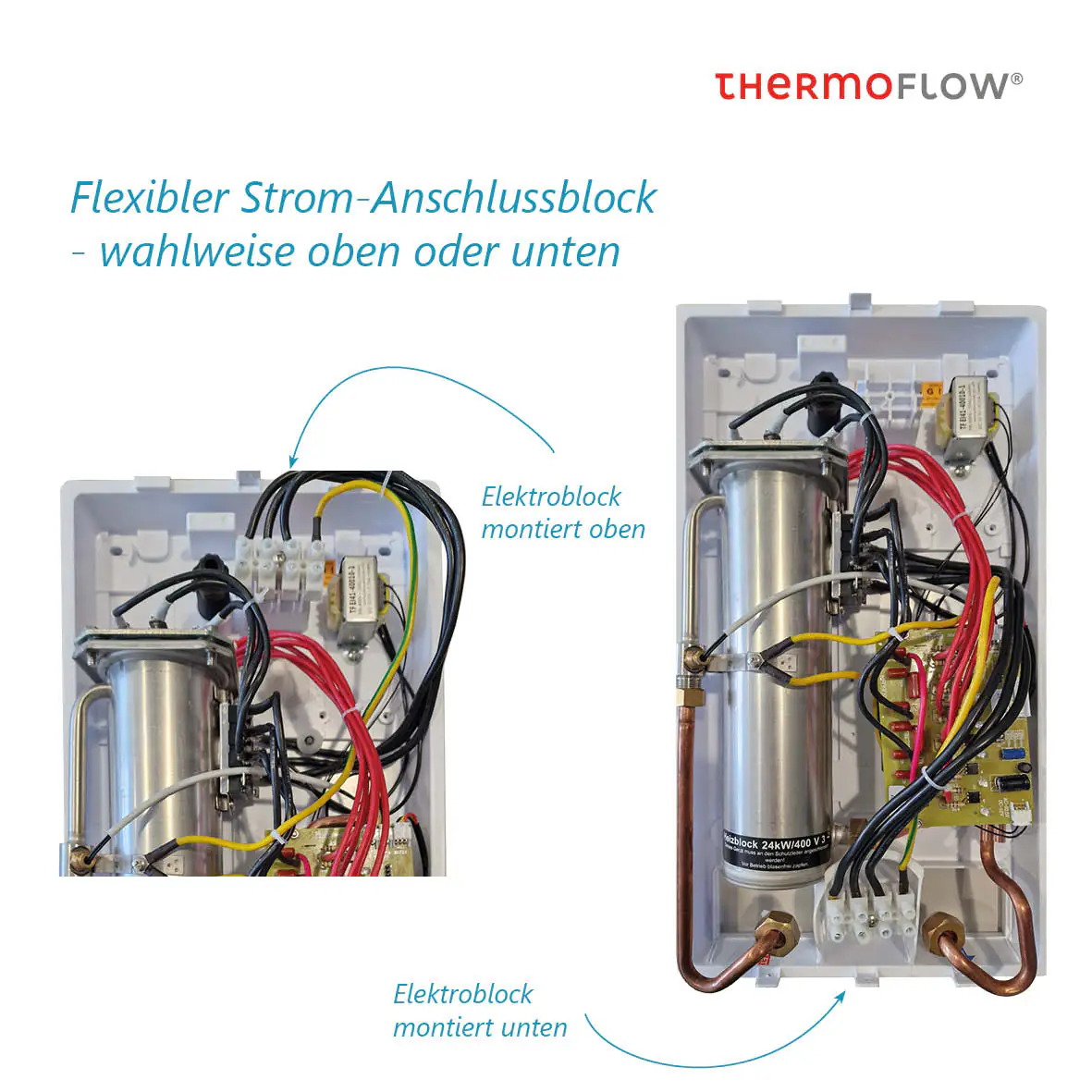 Thermoflow Durchlauferhitzer ELEX 21 kW elektronisch