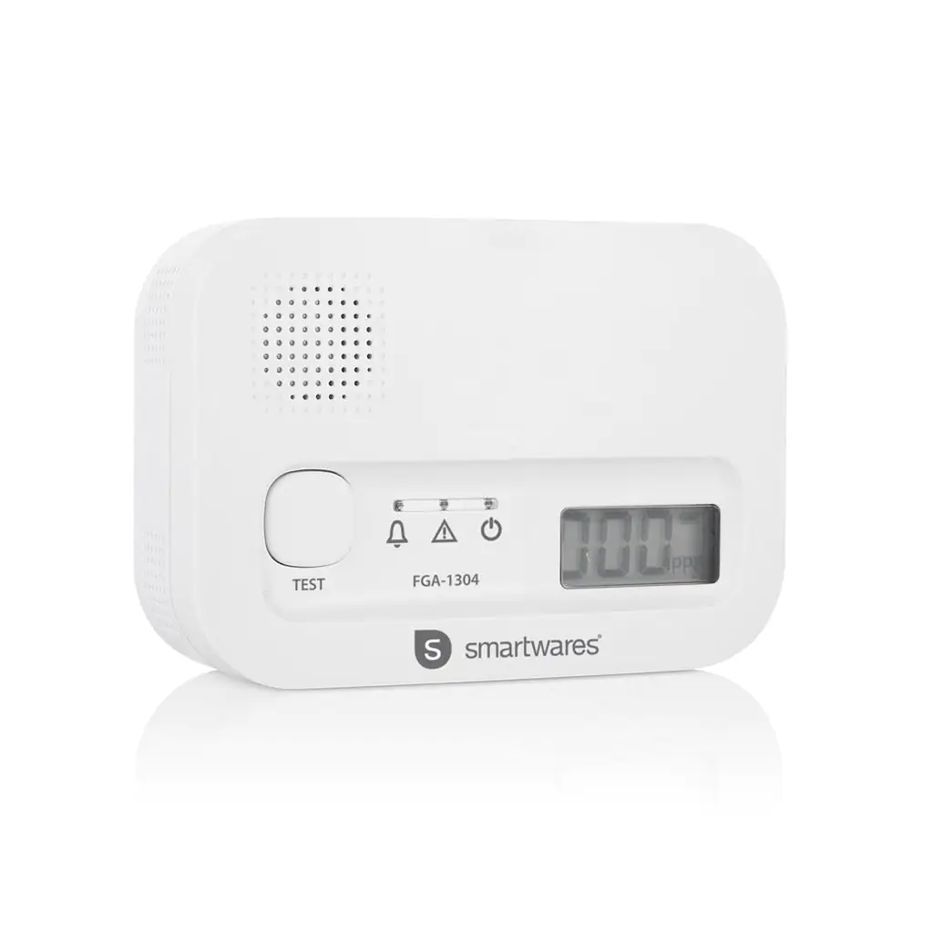 Smartwares Kohlenmonoxid-Melder, 3 Jahre Batterie