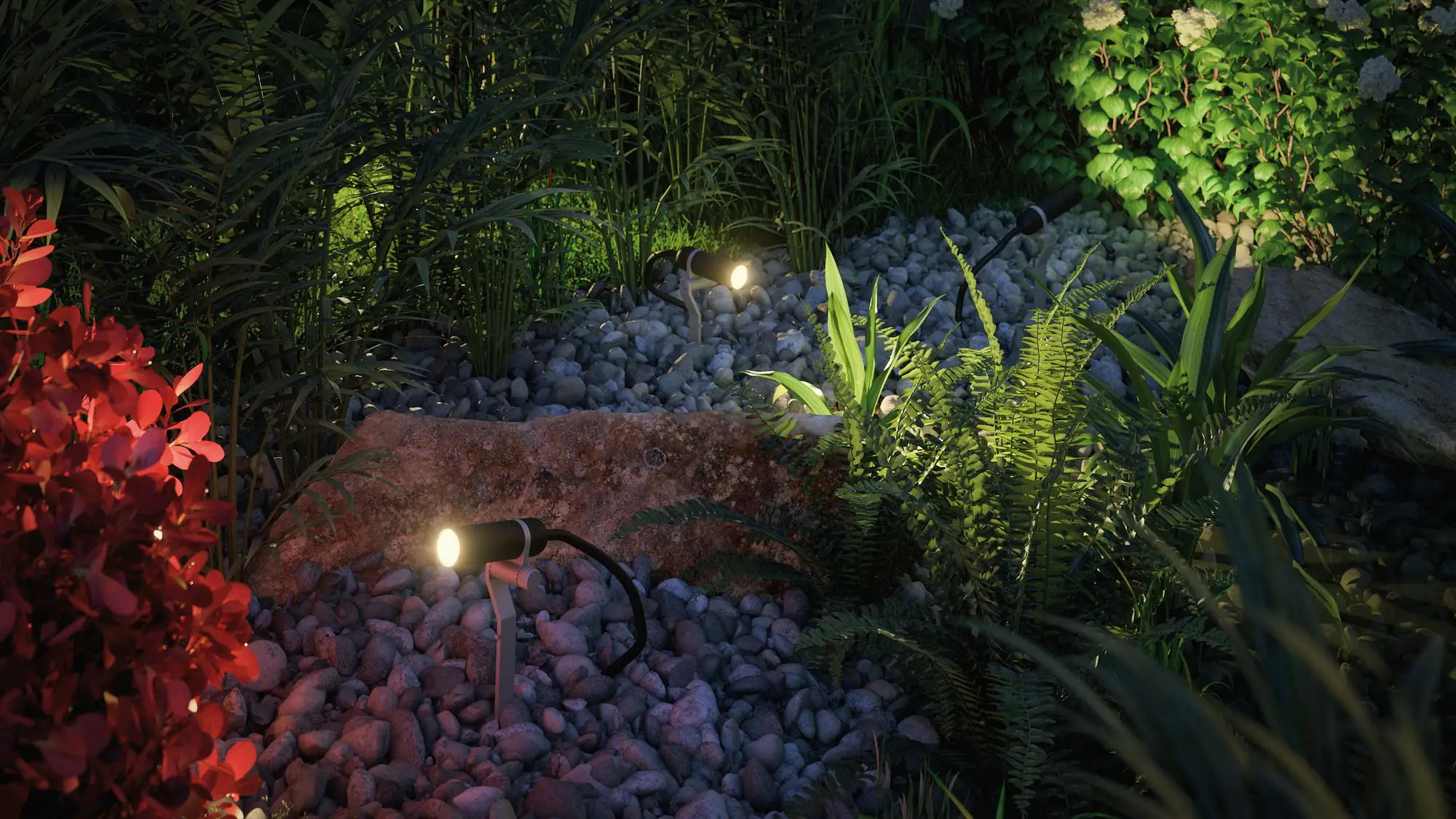 Paulmann Plug & Shine Erdspieß Plantini Outdoor anthrazit 22,3 cm warmweiß