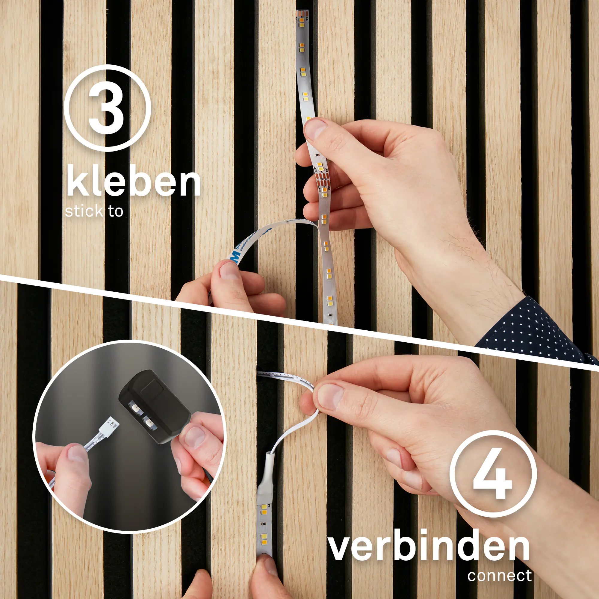 PC Profil Diffusor für Akustikpaneele Kunstoff 130 cm Rauchglas Optik 16-17 mm