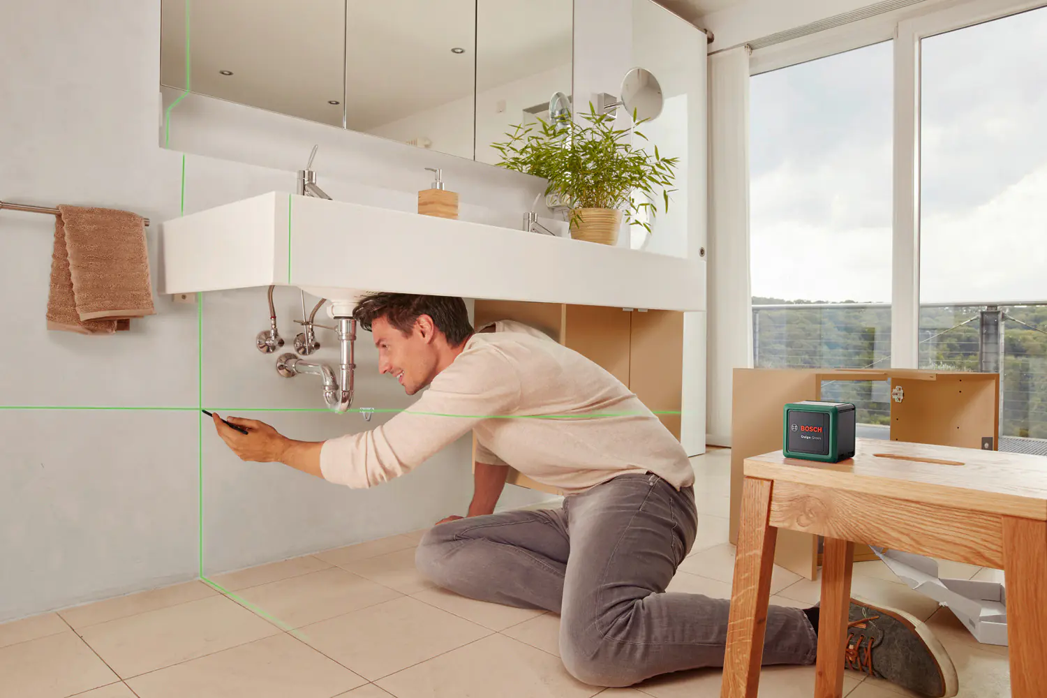 Bosch Kreuzlinienlaser Quigo Green II 500-540 nm