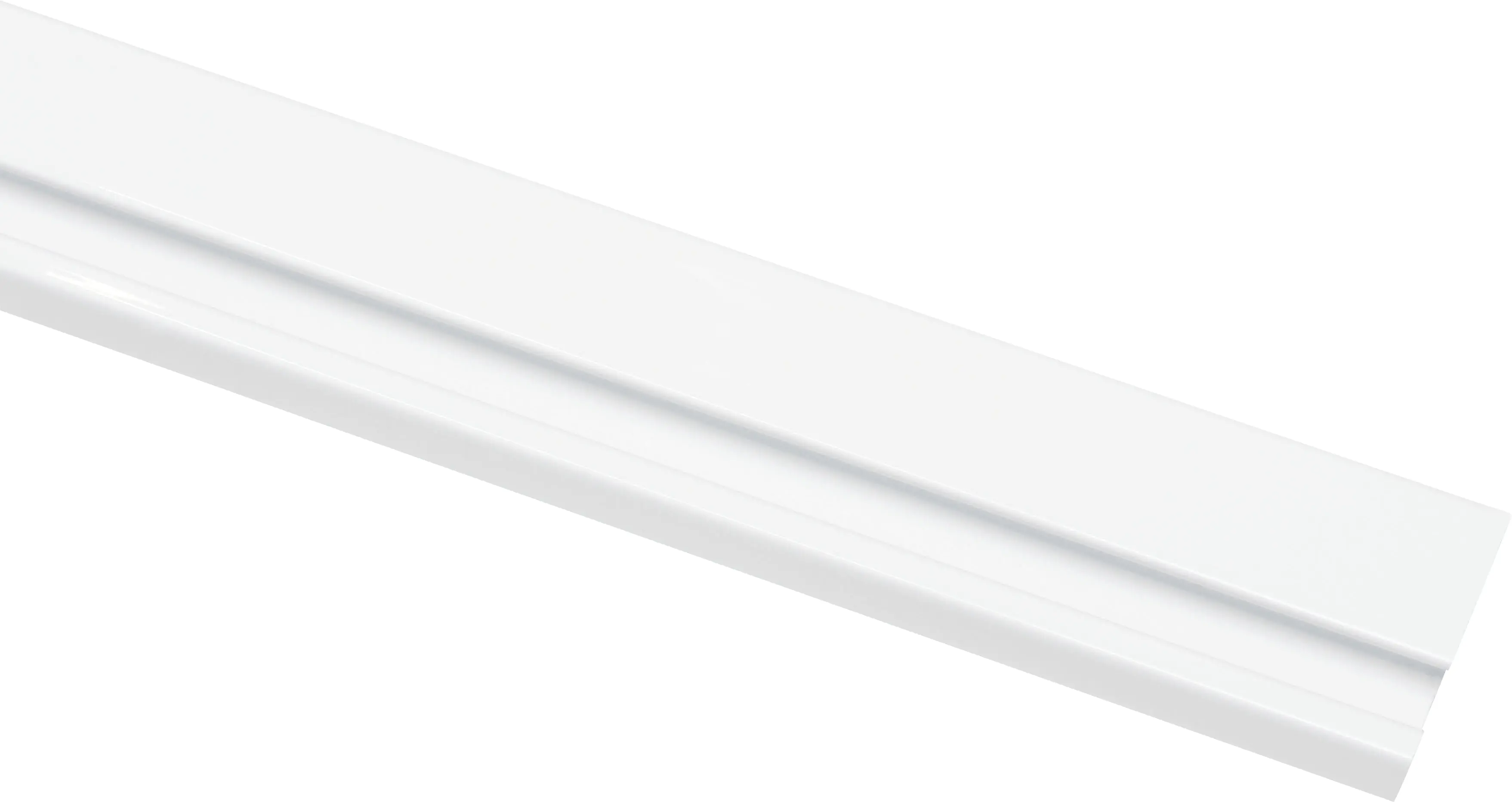 Gardinia Aluminium-Vorhangschiene 1-läufig, weiß, 250 cm