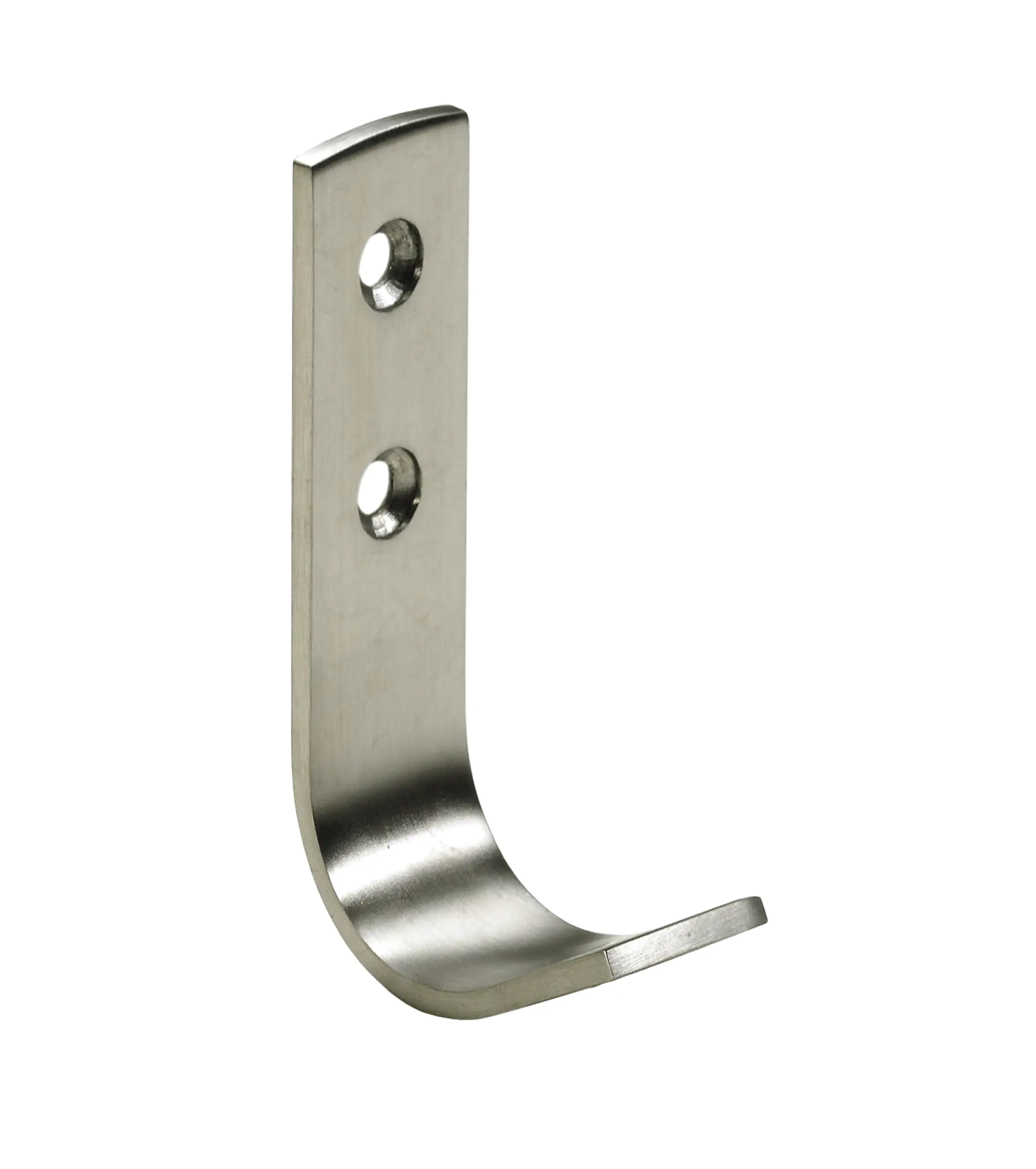 Hettich Mantelhaken 7,3 x 2,0 x 4,2 cm Stahl Edelstahl-Optik - 1 Stück