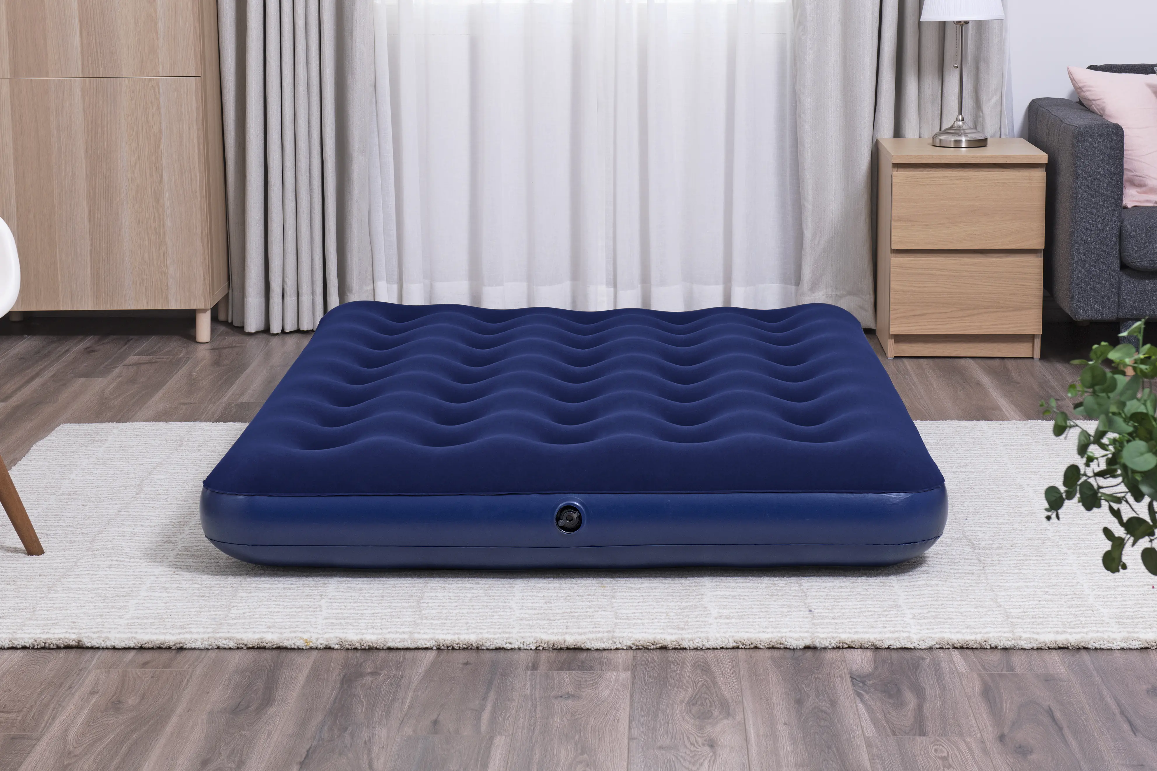 Bestway Luftbett Double Blue Horizon dunkelblau 191 x 137 x 30 cm