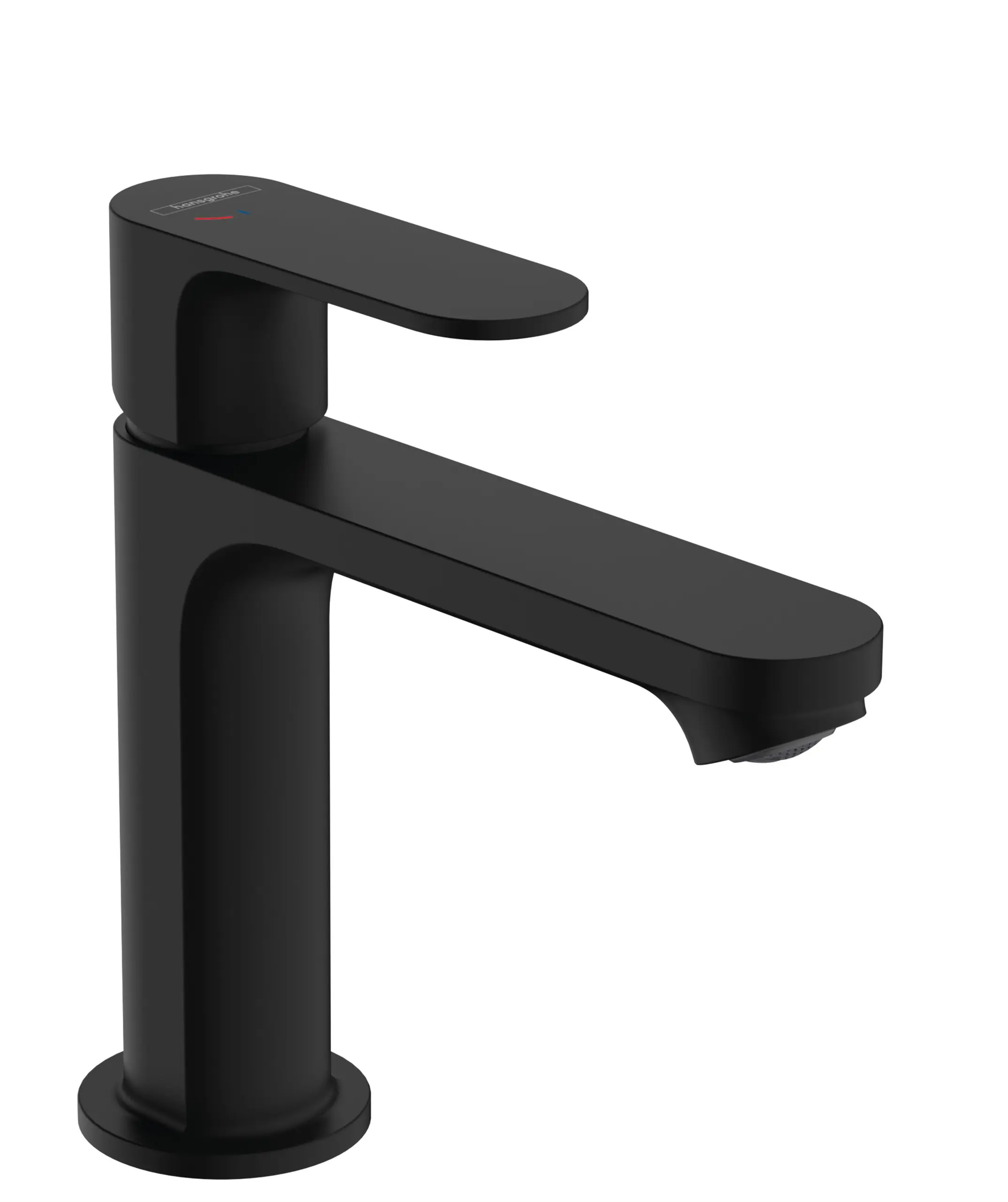 Hansgrohe Waschtischarmatur Rebris S 110 CoolStart EcoSmart+ mattschwarz