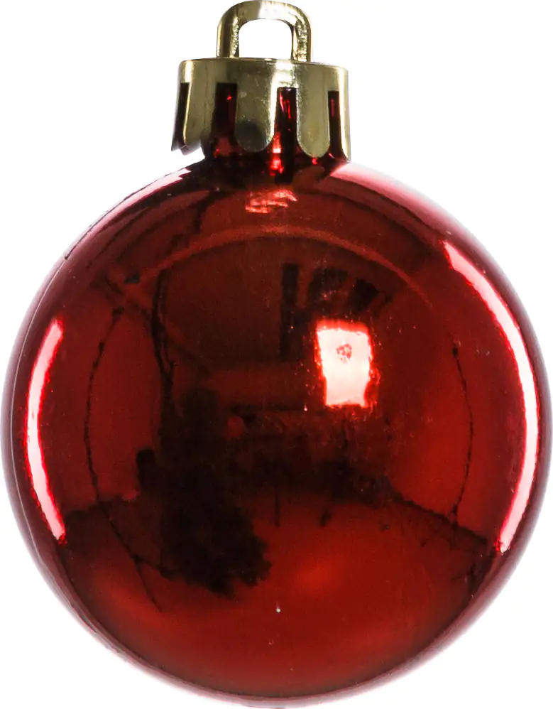TrendLine Weihnachtskugeln bruchfest, langlebig Ø 4 cm rot 16 Stück