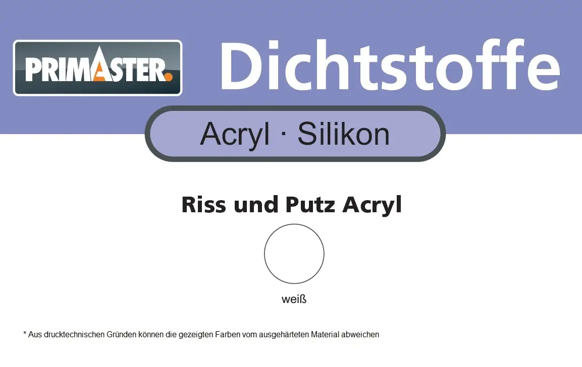 Primaster Riss und Putz-Acryl weiß 310 ml