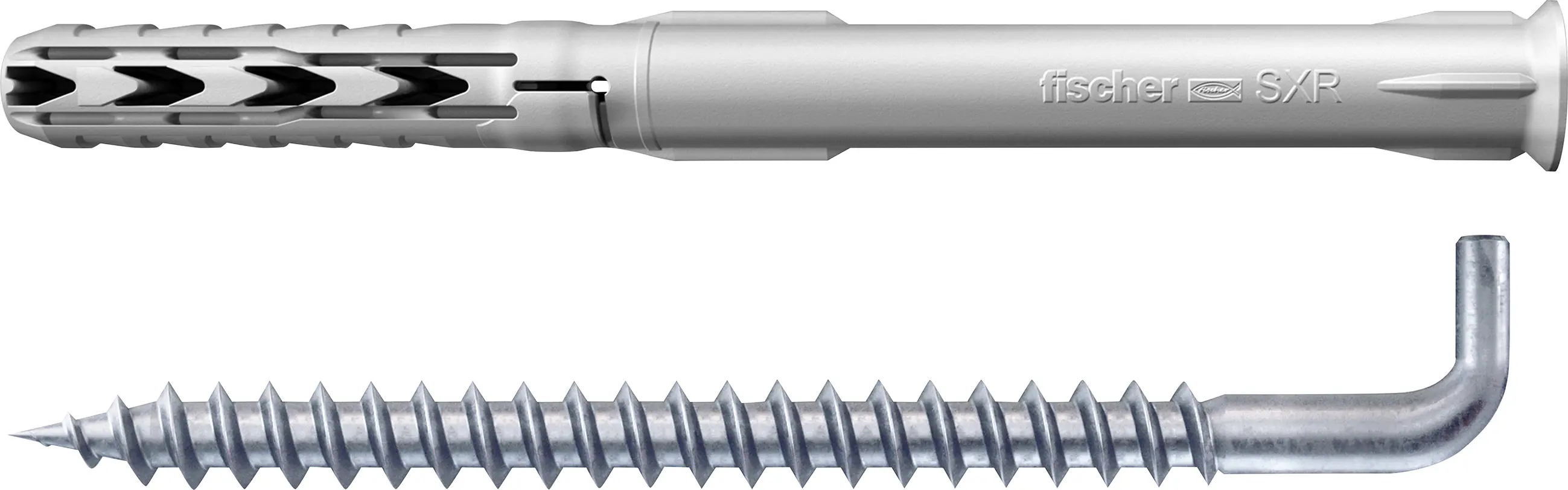 Fischer Langschaftdübel SXR 10 x 100 mm mit Winkelhaken - 2 Stück