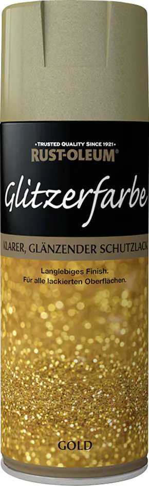 Rust-Oleum Glitzerfarbe Sprühlack 400 ml gold