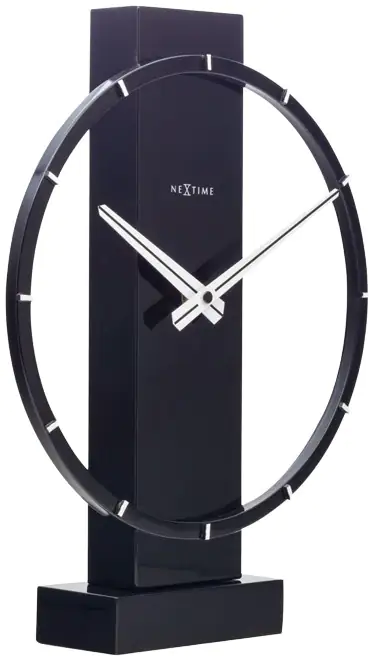 Nextime Tisch- Wanduhr Carl Small 34 x 27 cm schwarz