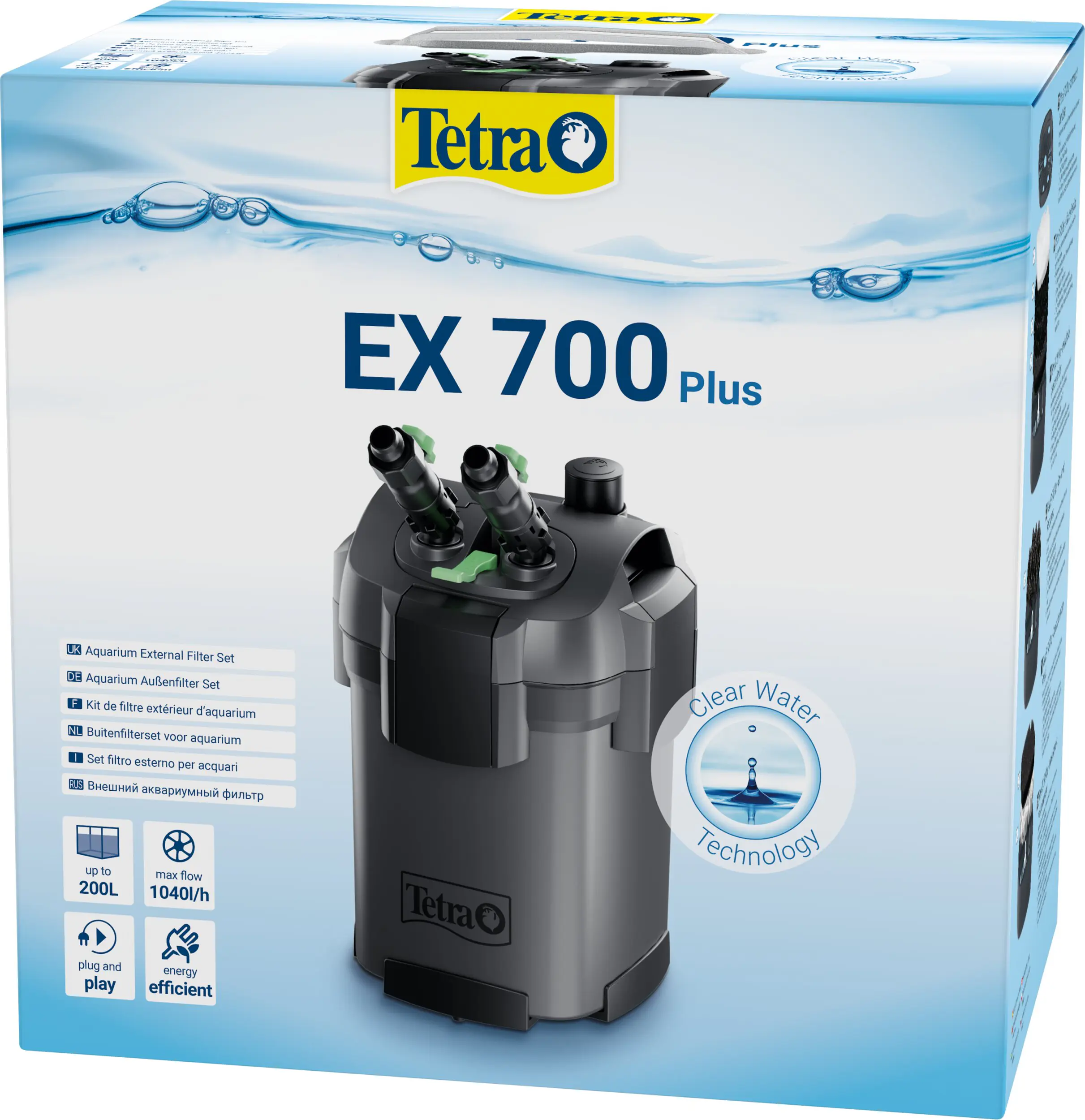 Tetra Außenfilter EX 700 Plus für Aquarien bis 200 l
