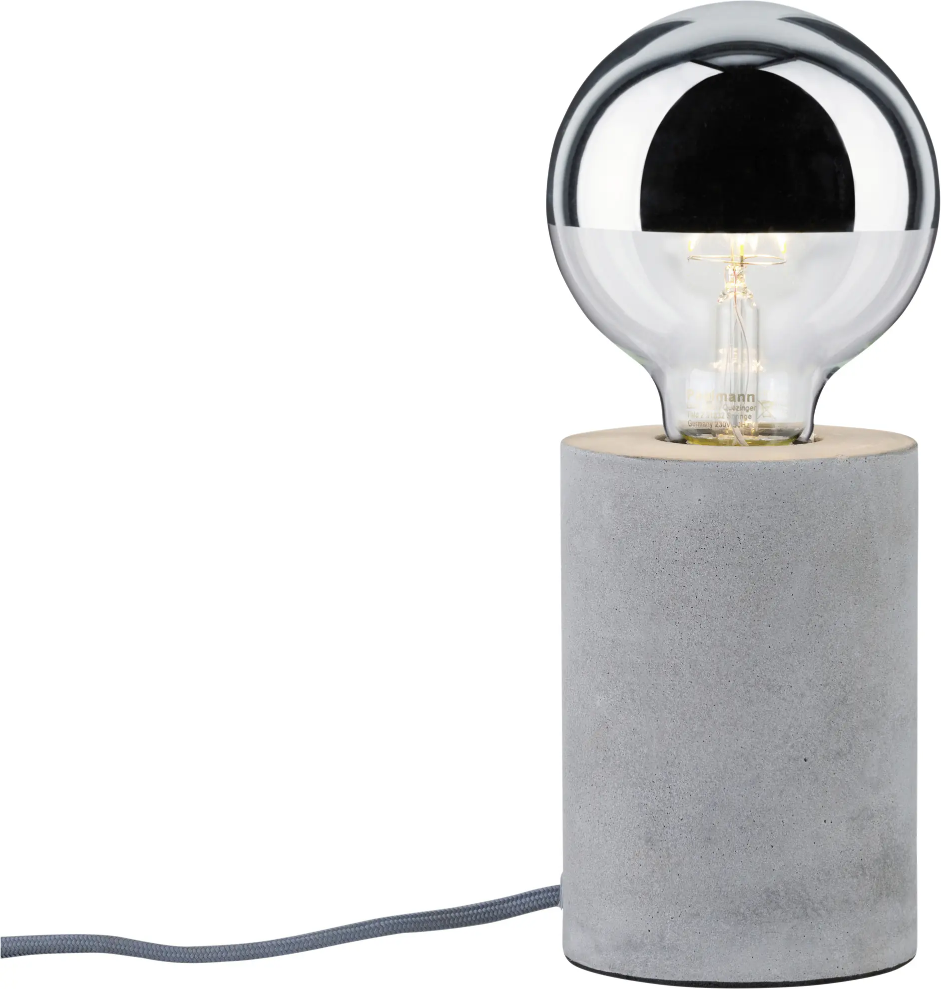 Paulmann Tischlampe Neordic Mik grau