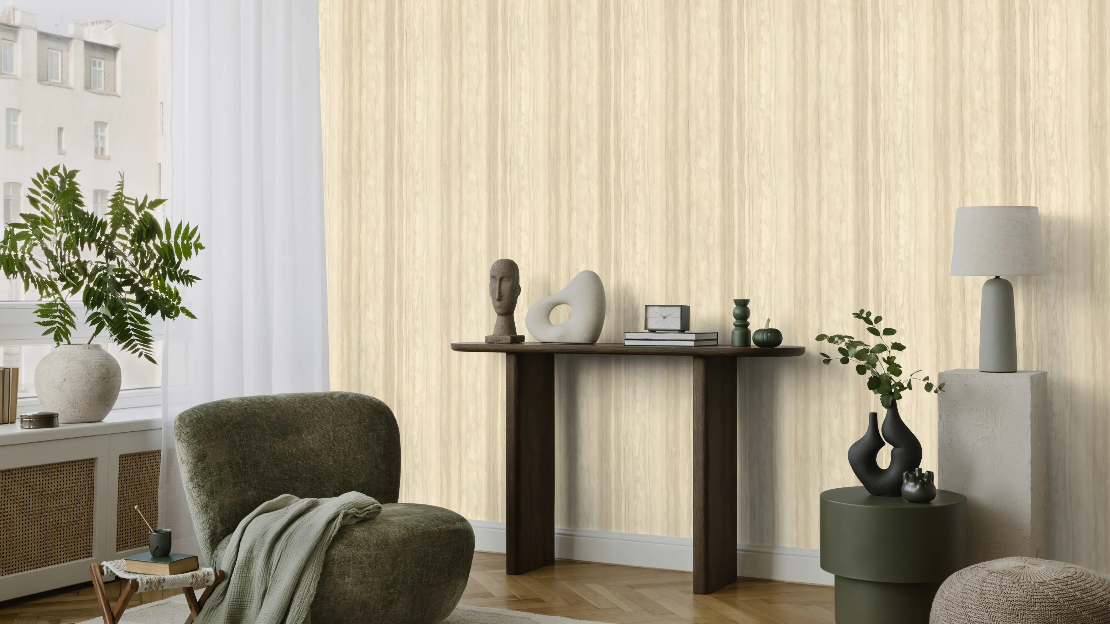 Rasch Vliestapete Factory VI Steinmaßerung beige 10,05 x 0,53 m