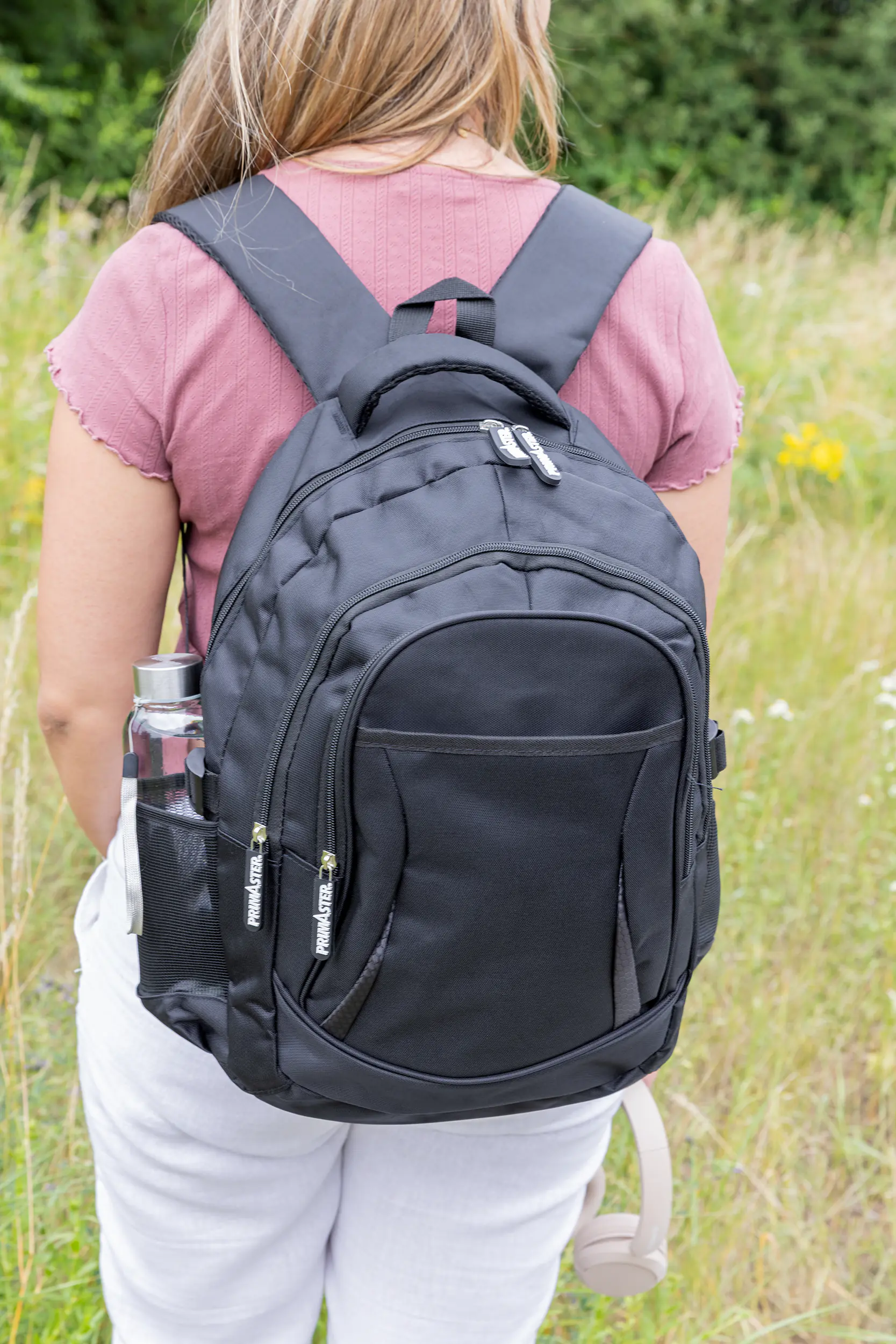 Primaster Rucksack schwarz-grau, 32 x 46 x 18 cm (B x H x T)