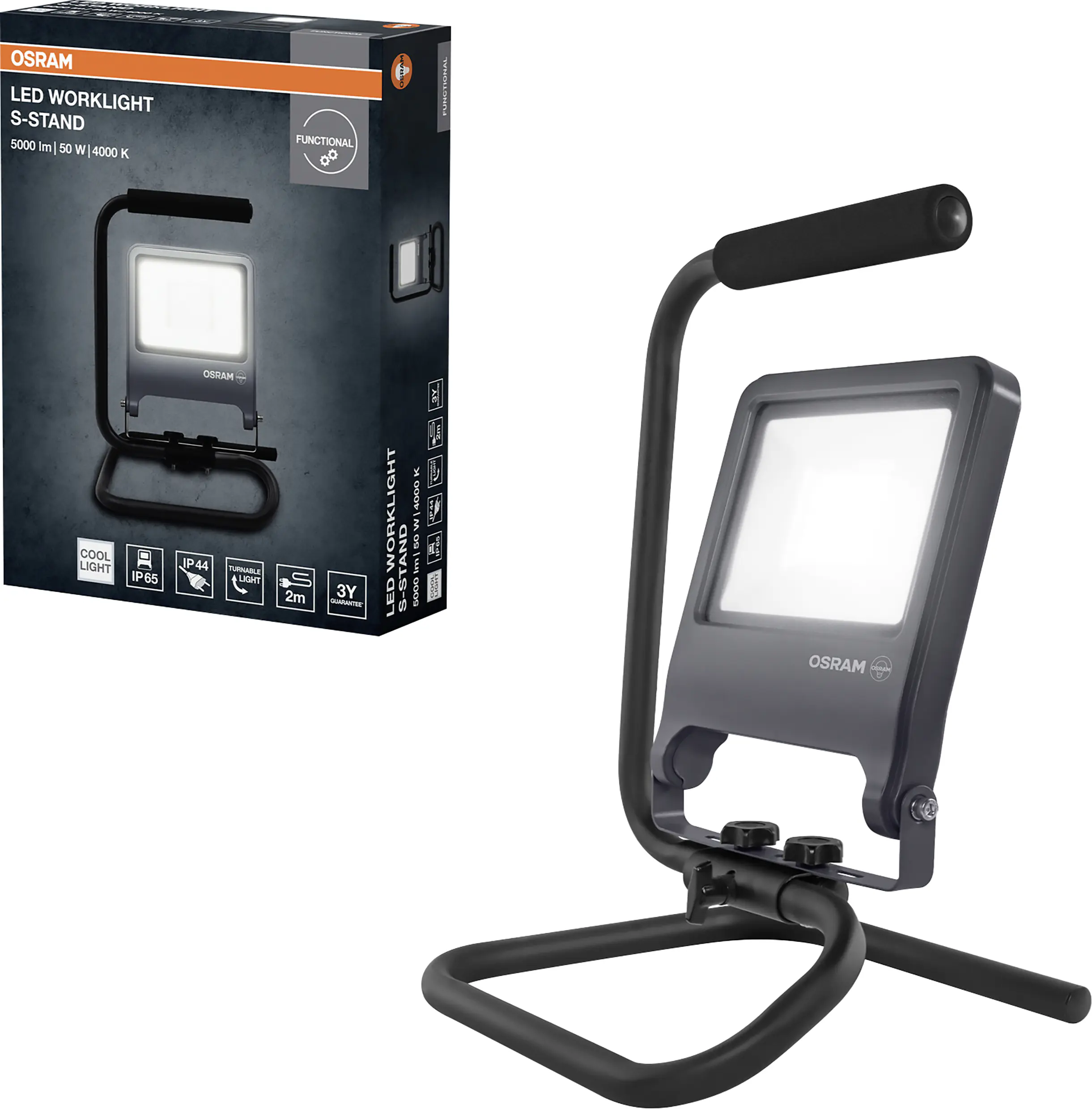 Osram LED Arbeitsleuchte Worklight S-Stand 50 W neutralweiß 