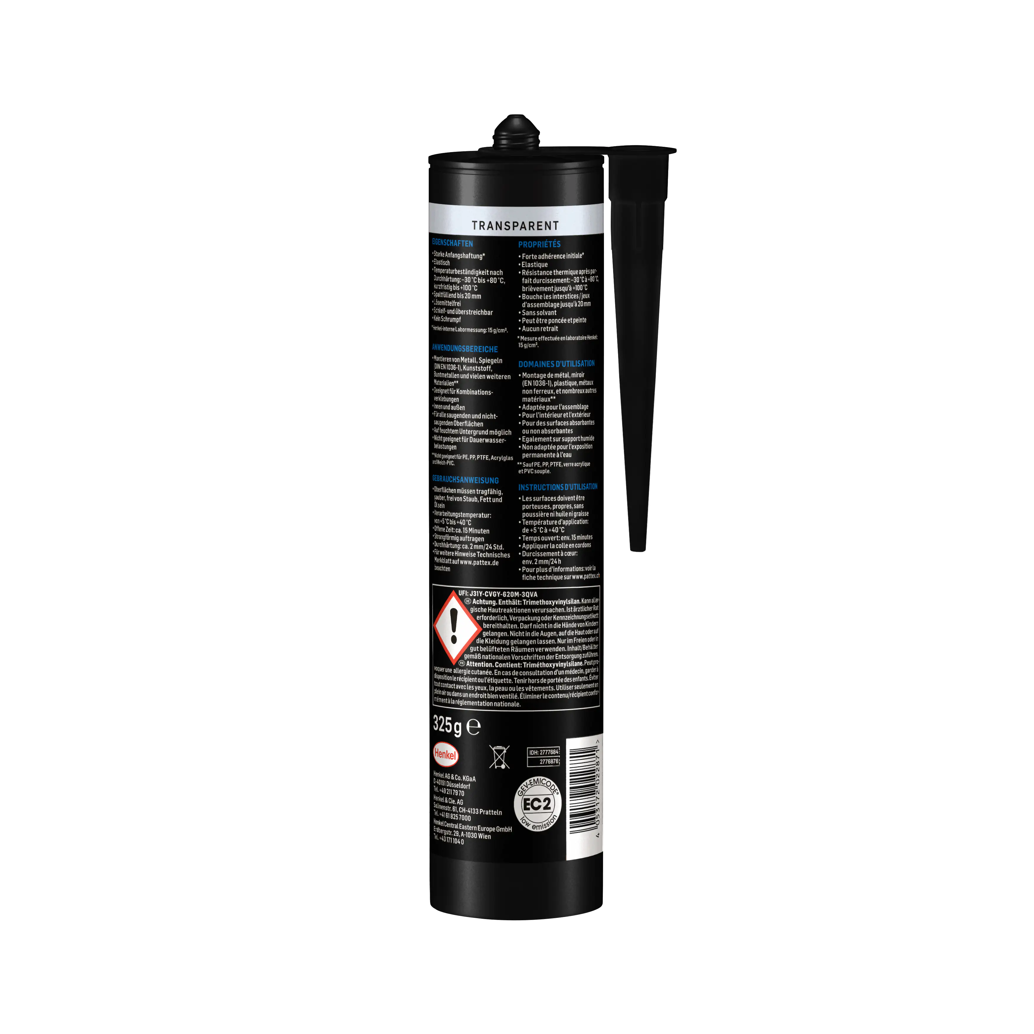 Pattex Montagekleber Metall 325 g