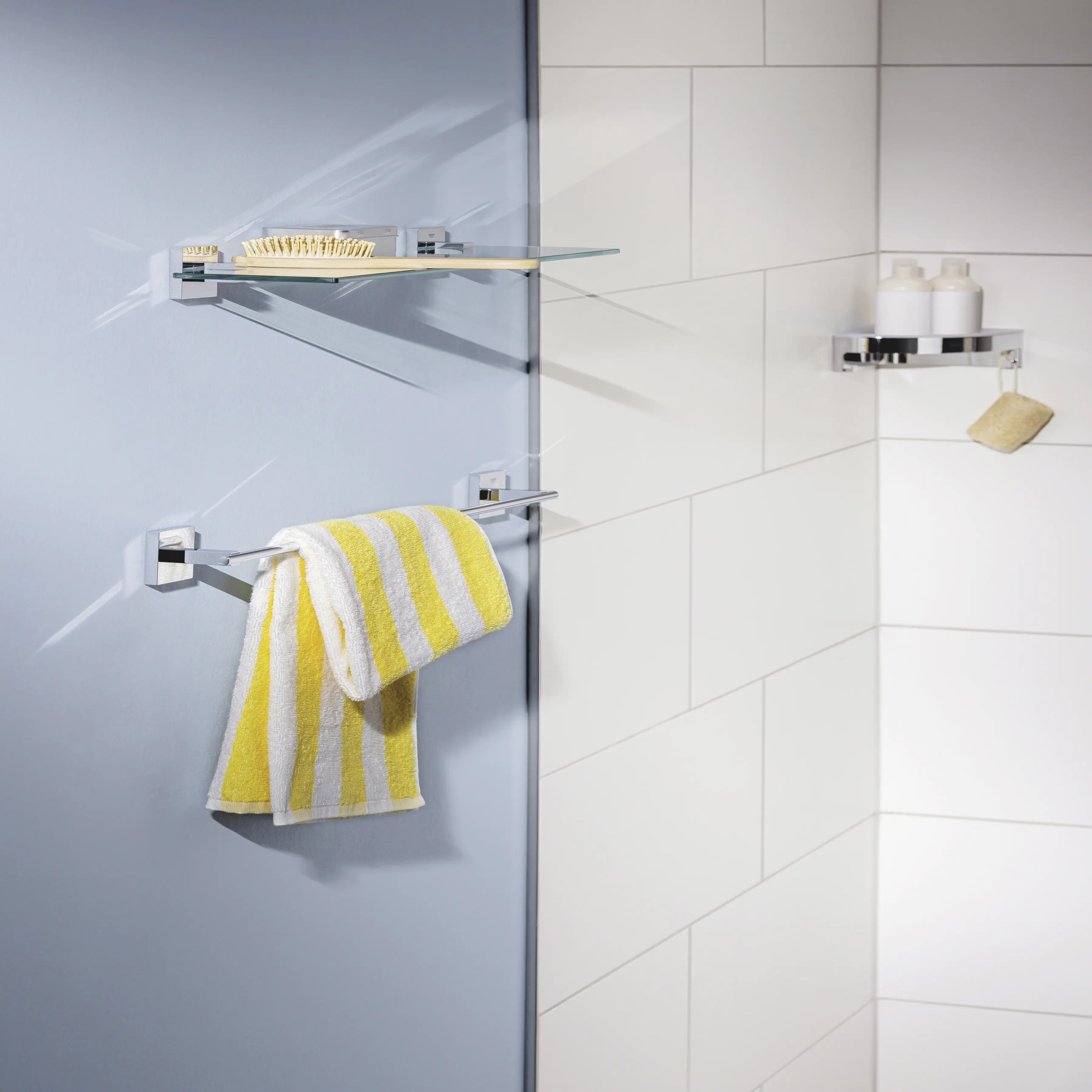 Grohe Start Cube Badetuchhalter chrom klebbar