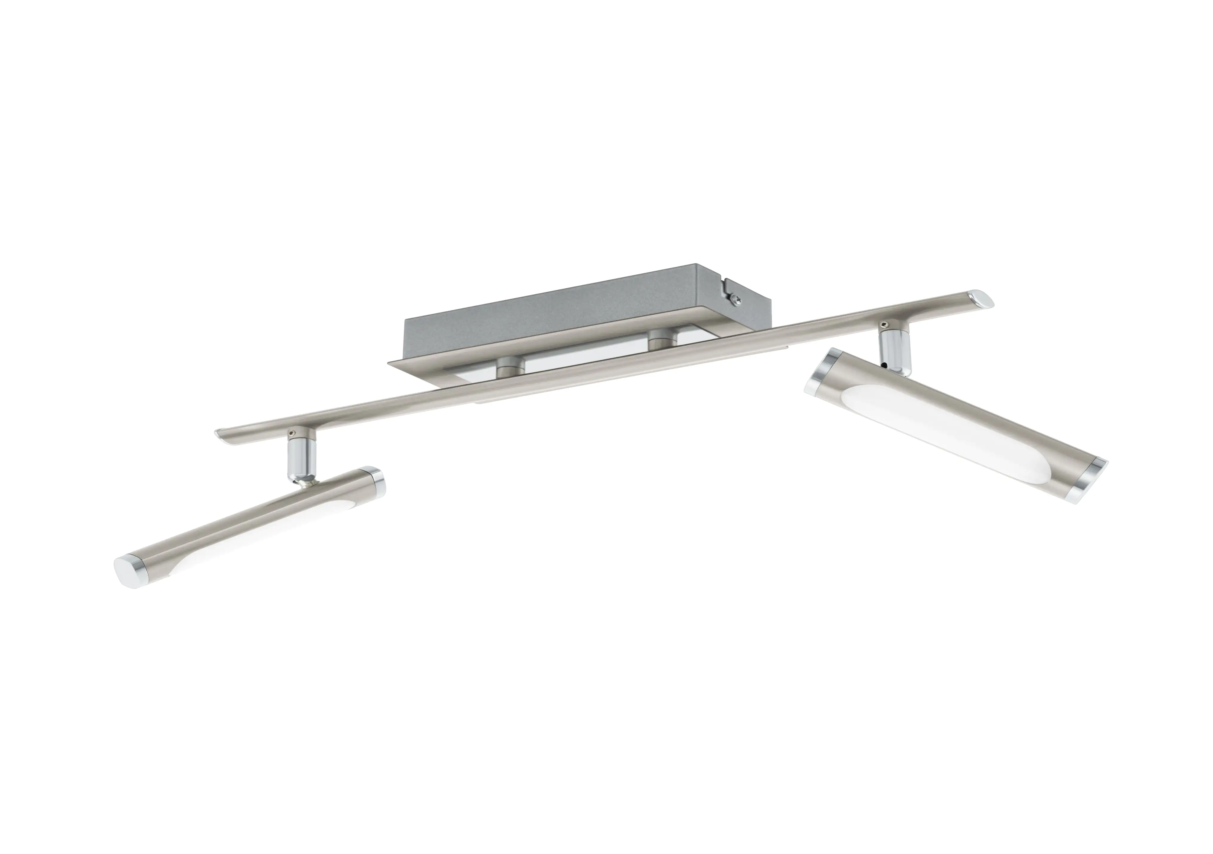 Eglo 2er LED Spot Coedo nickel-matt 39,5 x 7 cm warmweiß