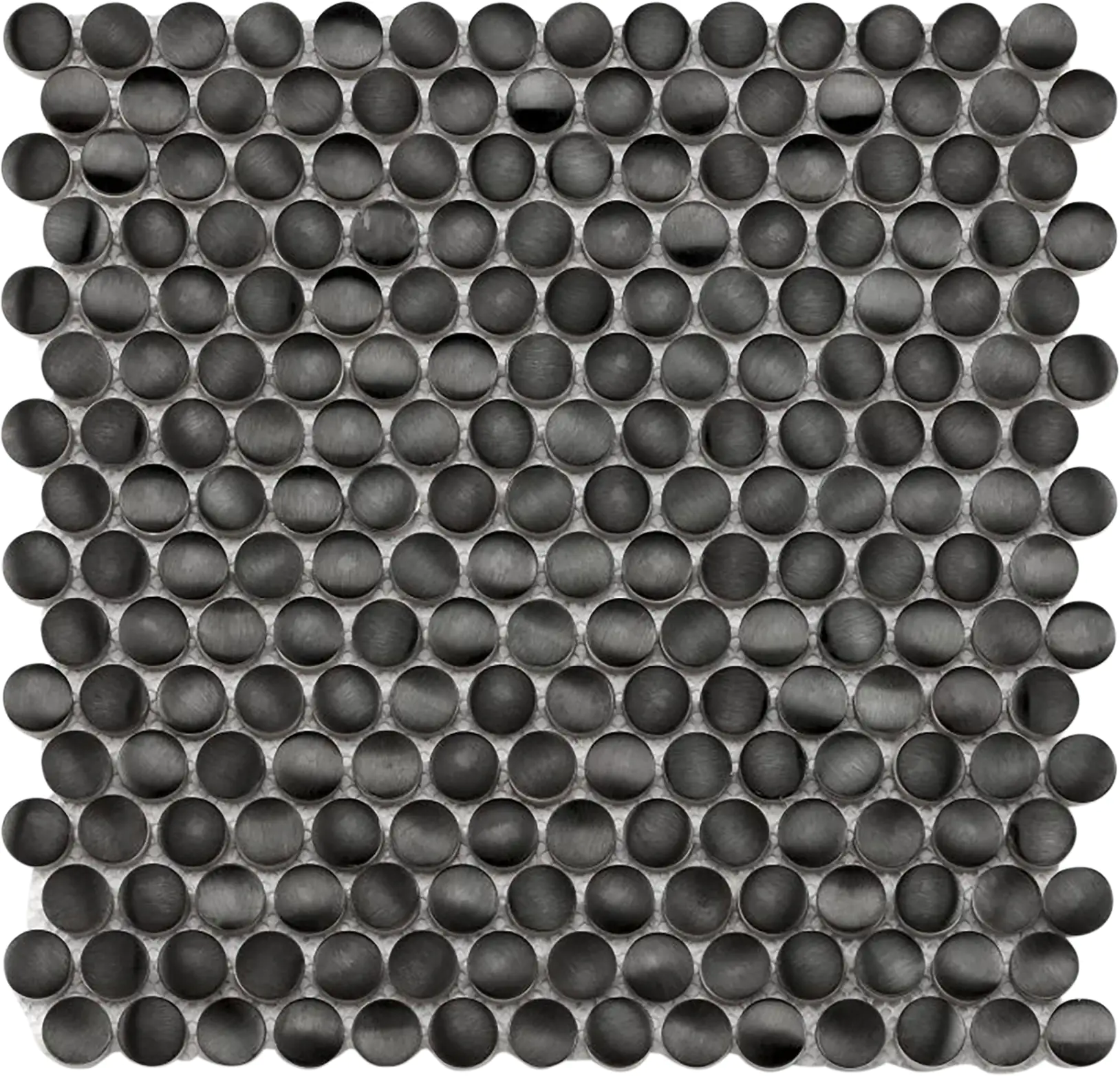 Mosaikfliese Metal Black 30 x 30 cm schwarz Steinmaß: ca. 2 cm