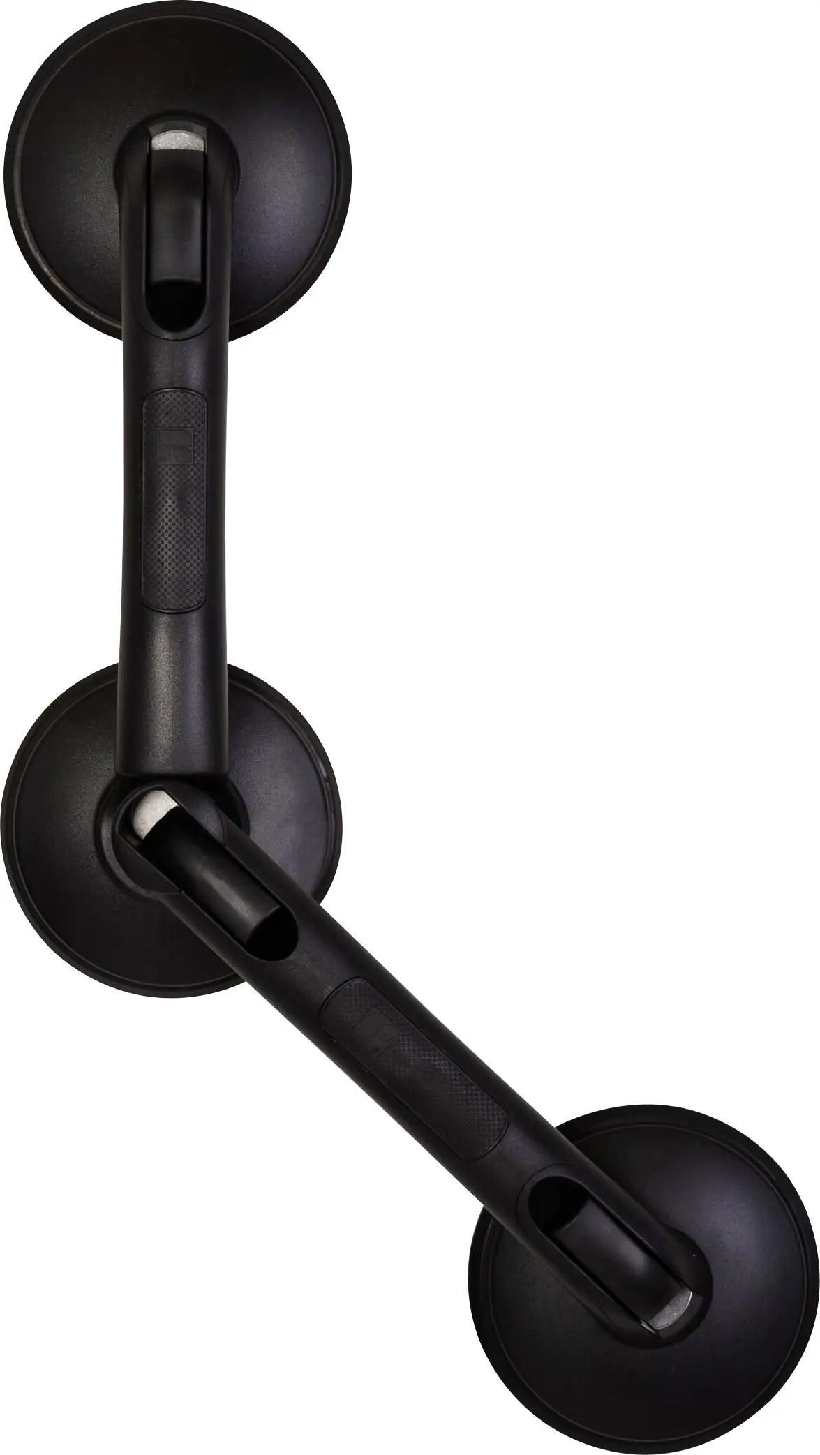 Ridder Dusche Haltegriff ohne Bohren Rob L 59,5 cm schwarz matt