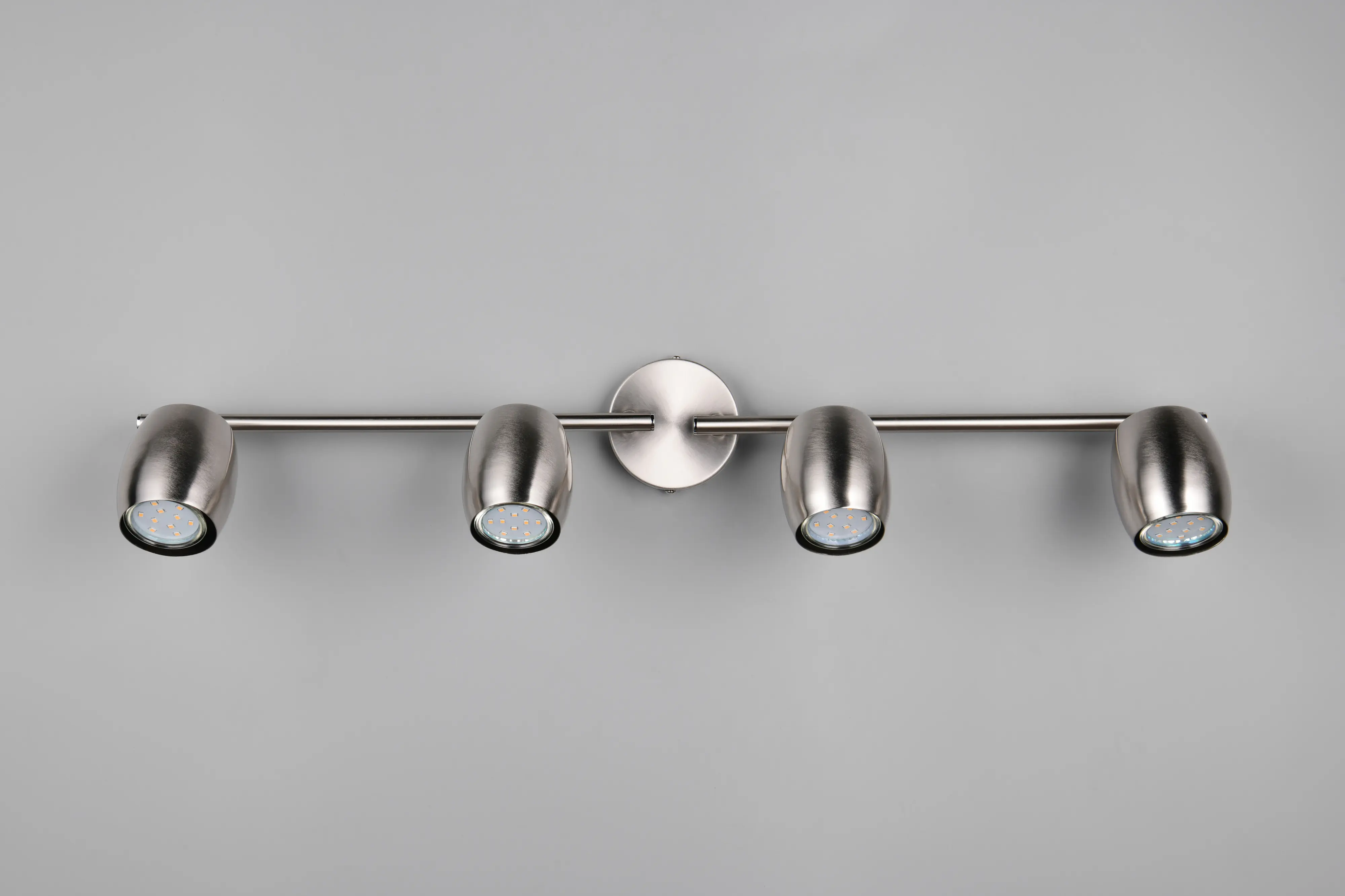 Reality Deckenstrahler 4er Spot Nancy GU10 nickel matt