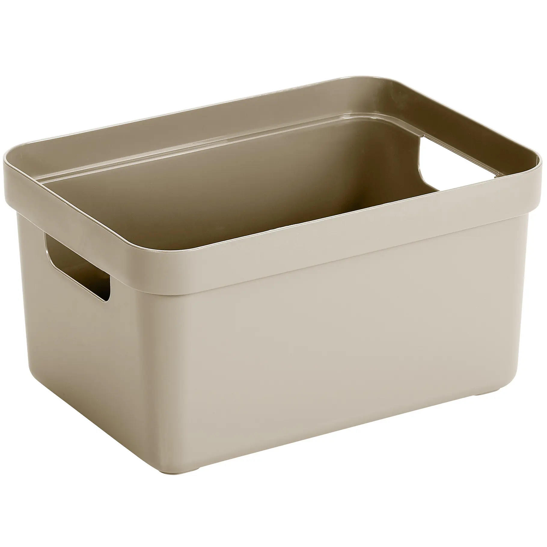 Sunware Aufbewahrungsbox Sigma Home mit Griffen 35 x 24,6 cm 13 L beige 3er Set
