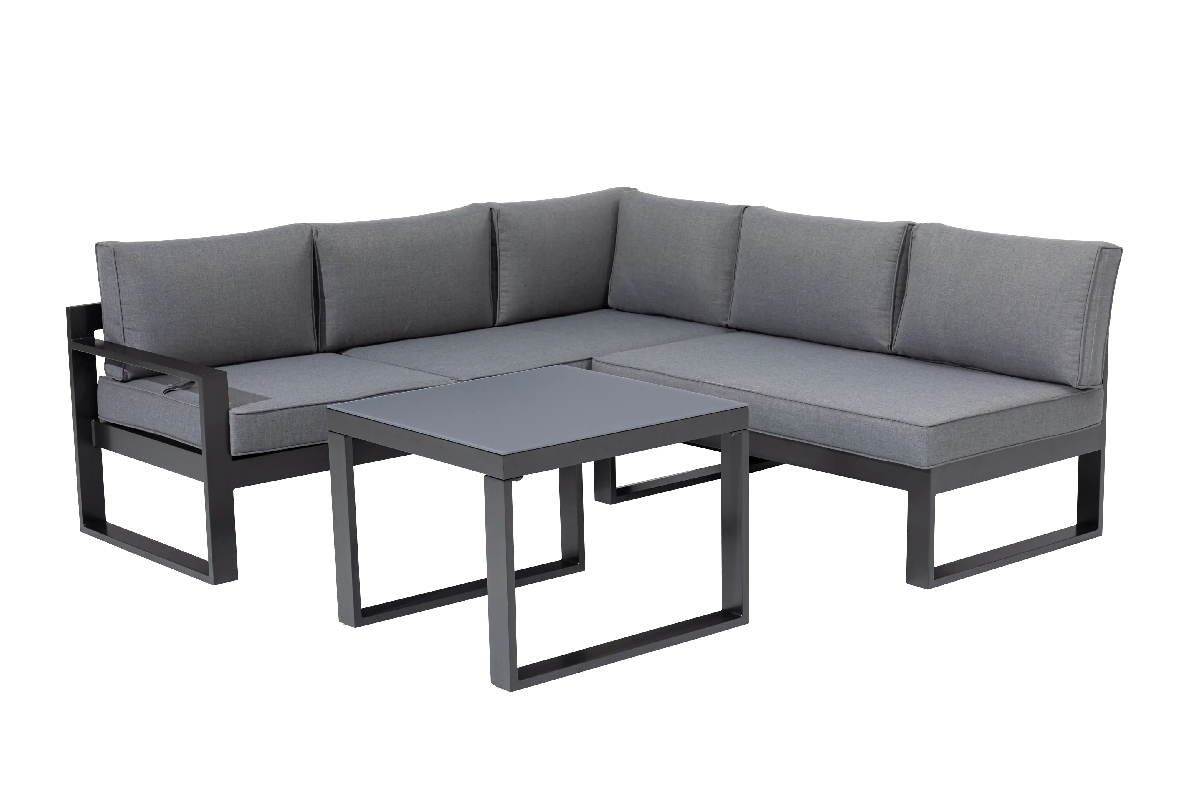 Primaster Gartenmöbel-Set Limoncello Aluminium mit verstellbarem Kopfteil