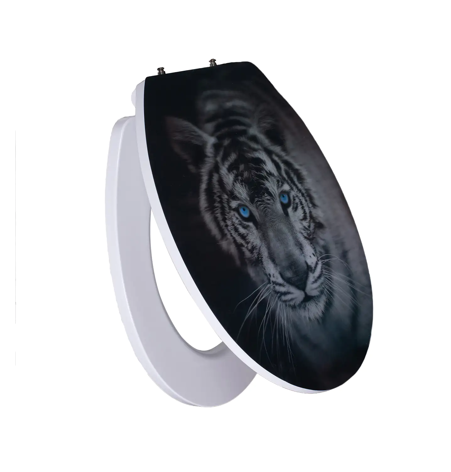 Primaster WC-Sitz mit Absenkautomatik Tiger 3D weiß