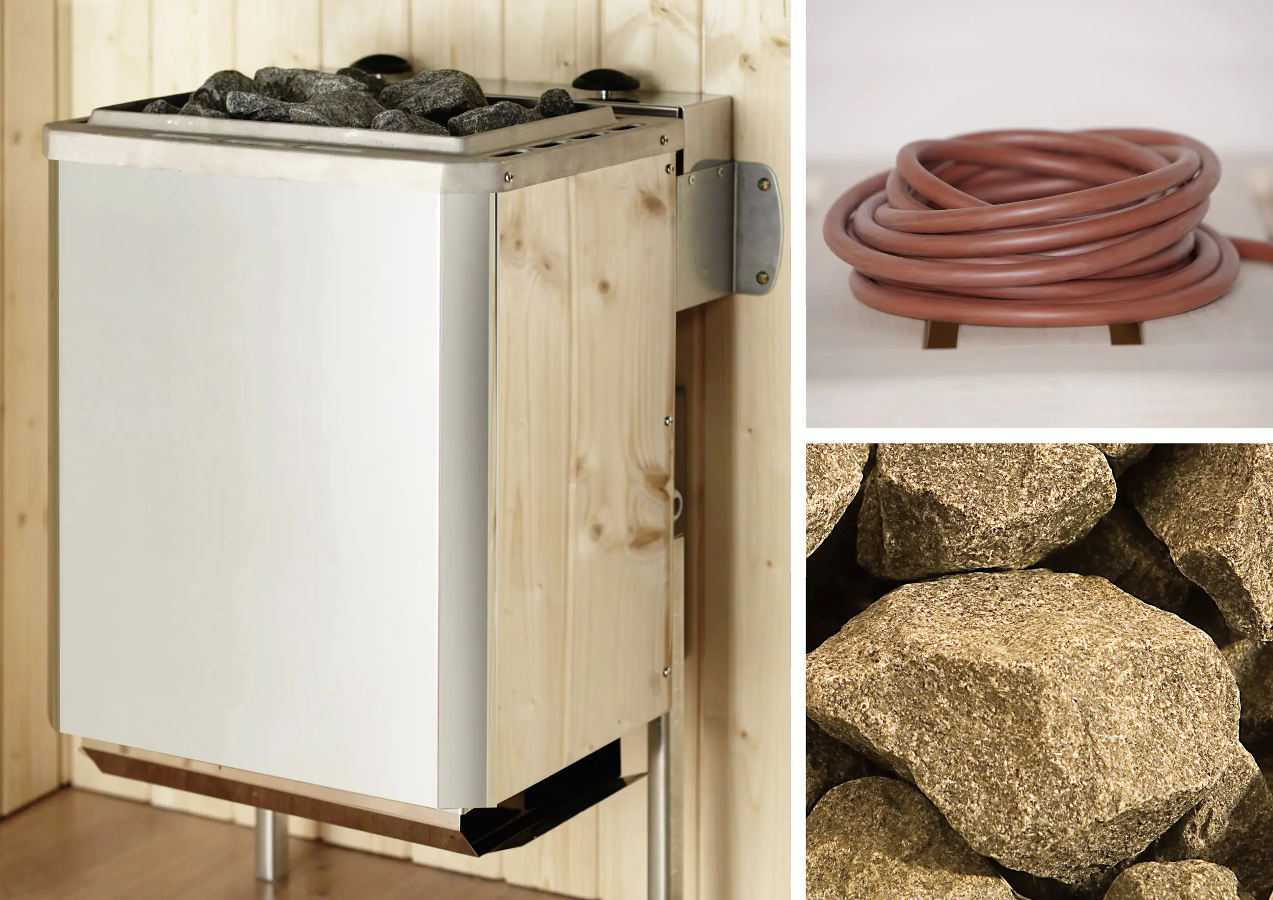 Weka Massivholz-Sauna Valida Eck Gr. 4 Sparset 9,0 kw OS