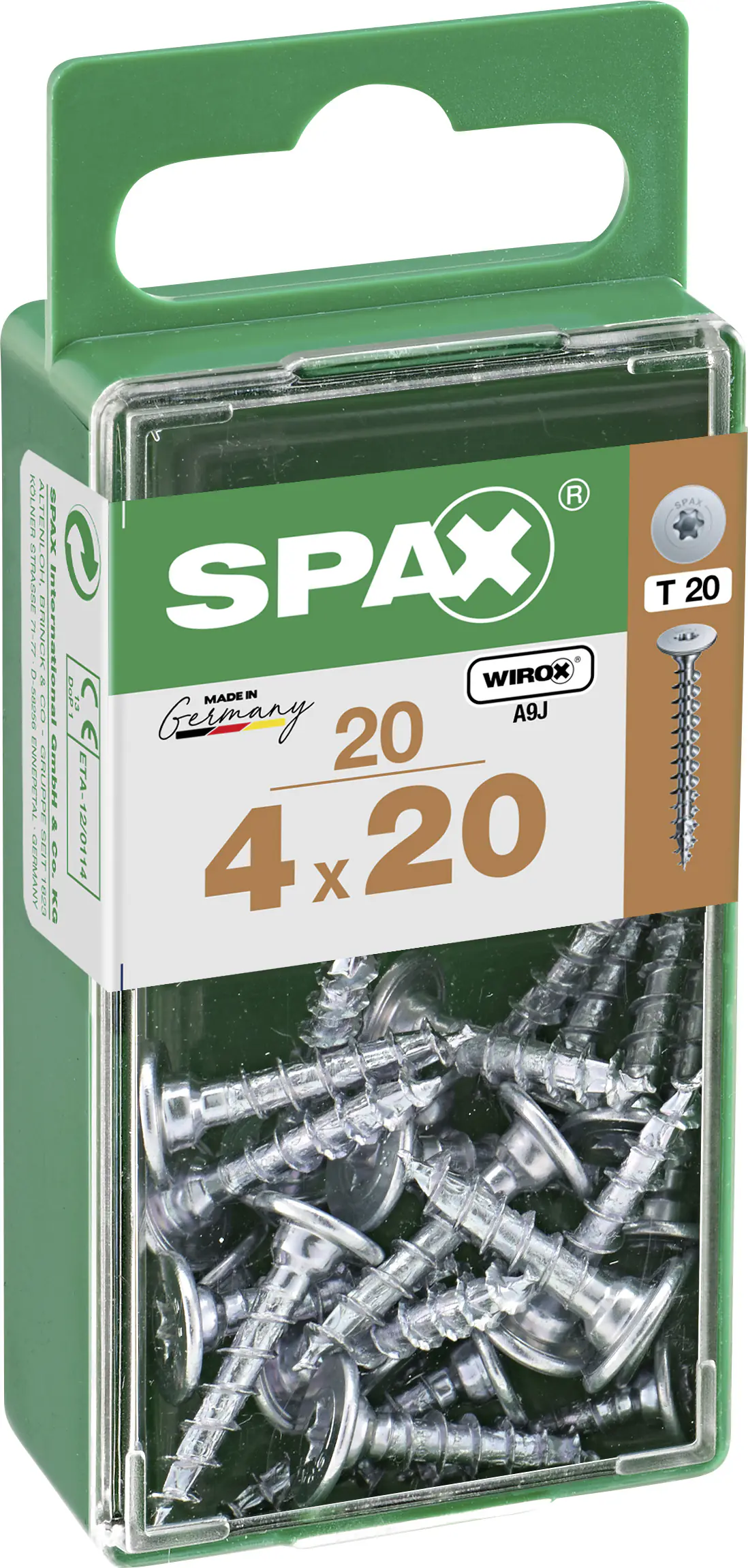 Spax Möbelbauschrauben 4.0 x 20 mm TX 20 - 20 Stk.