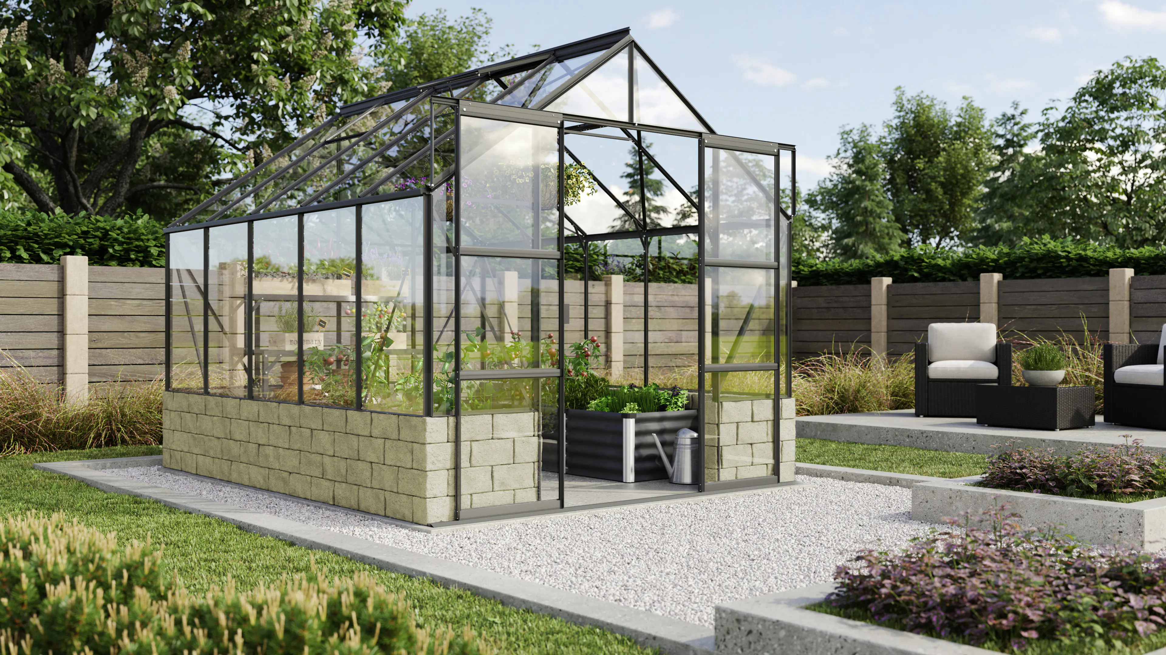 Vitavia Gewächshaus Cassandra 8300 257 x 324 cm 3 mm ESG