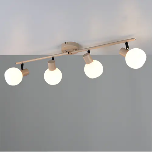 Reality Deckenstrahler Boba 4-flammig warm beige E14