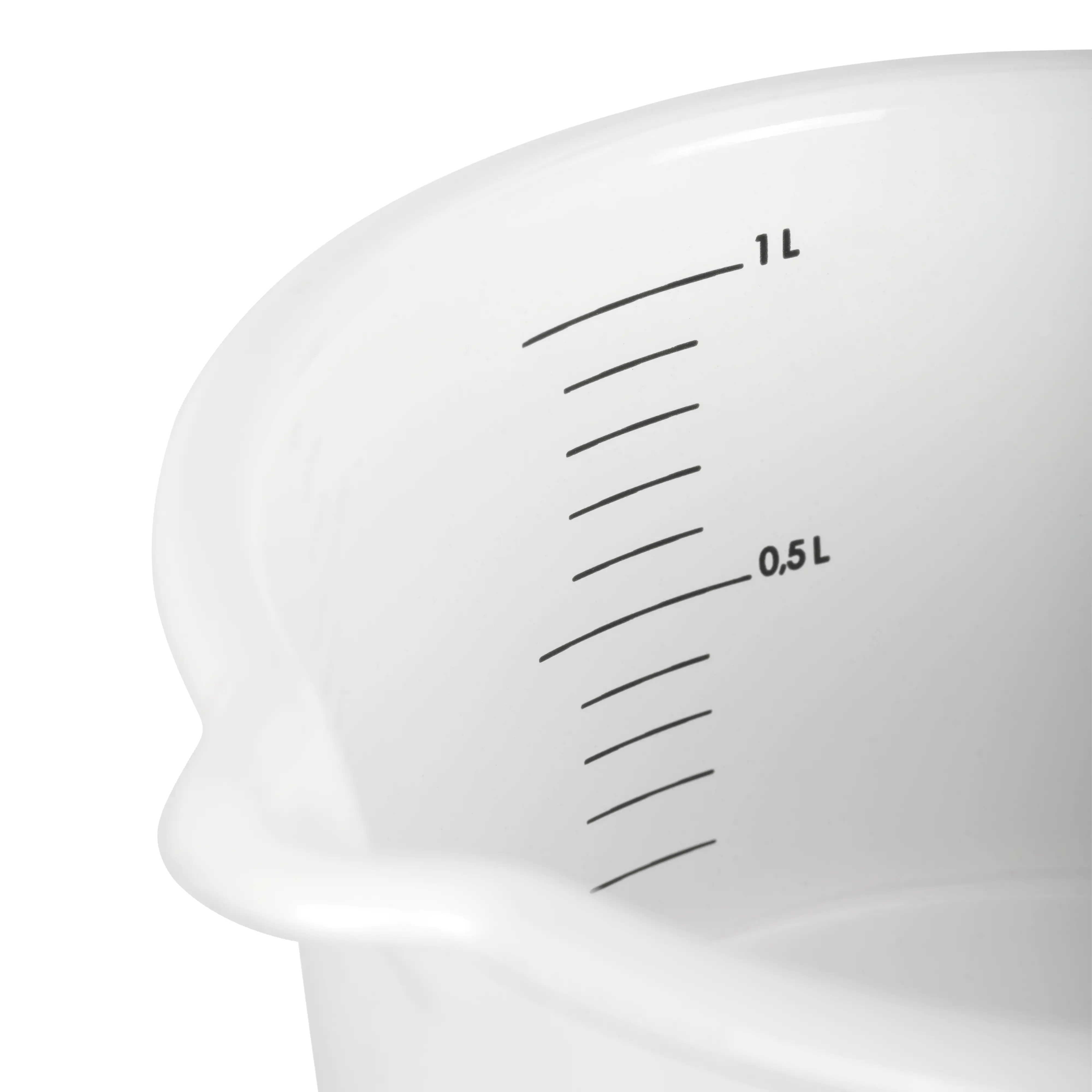 Petromax Stieltopf Emaille 1 Liter weiss