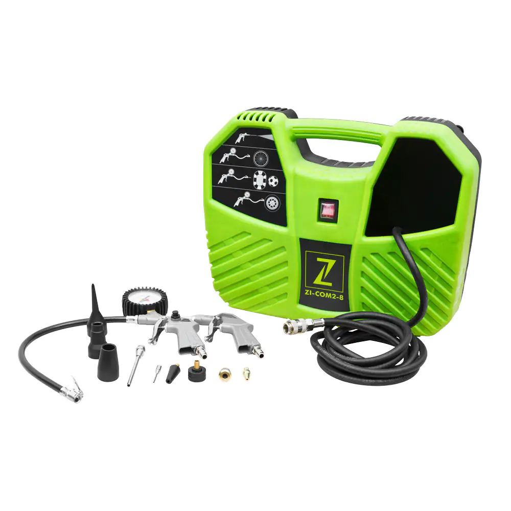 Zipper Koffer-Kompressor ZI-COM2-8 inkl. Zubehör