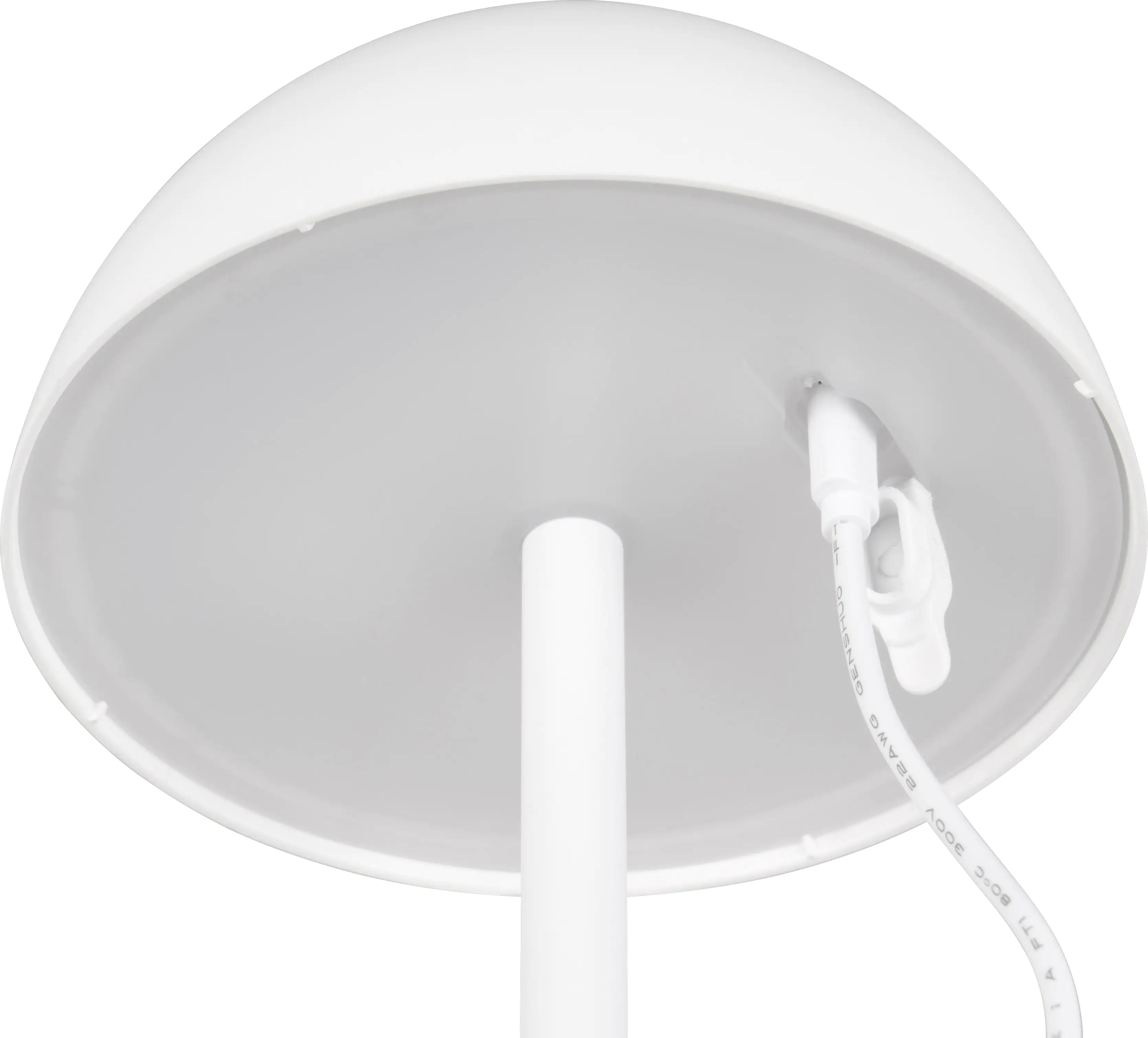 Reality Leuchten LED Akku-Tischleuchte Ricardo weiß 30 cm warmweiß