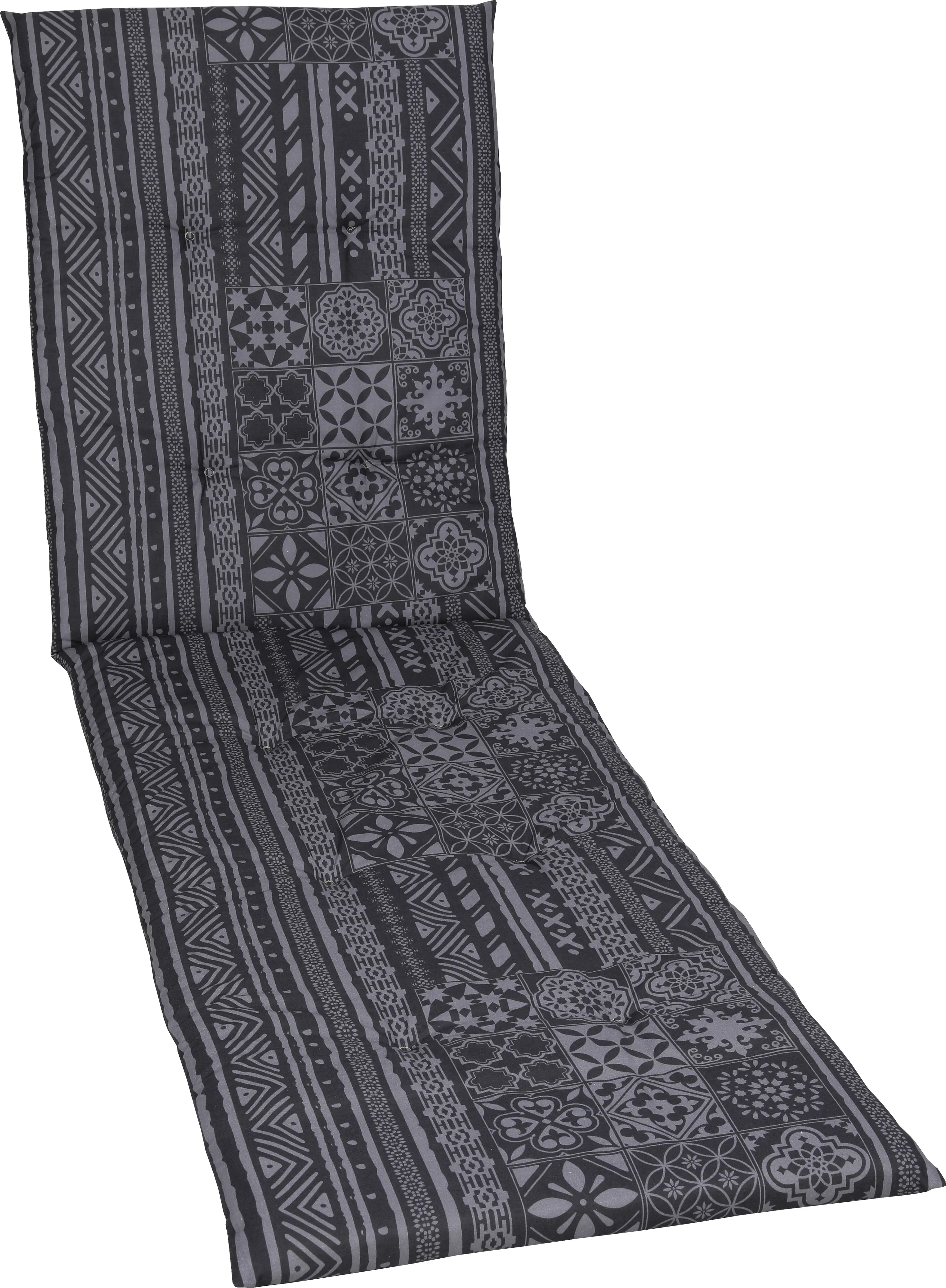 GO-DE Liegen-Auflage 188 cm x 58 cm x 5 cm, grau, anthrazit